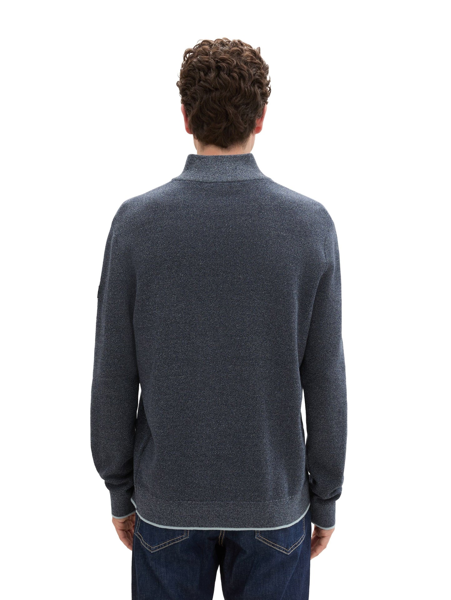 Tom Tailor Herren Troyer blau