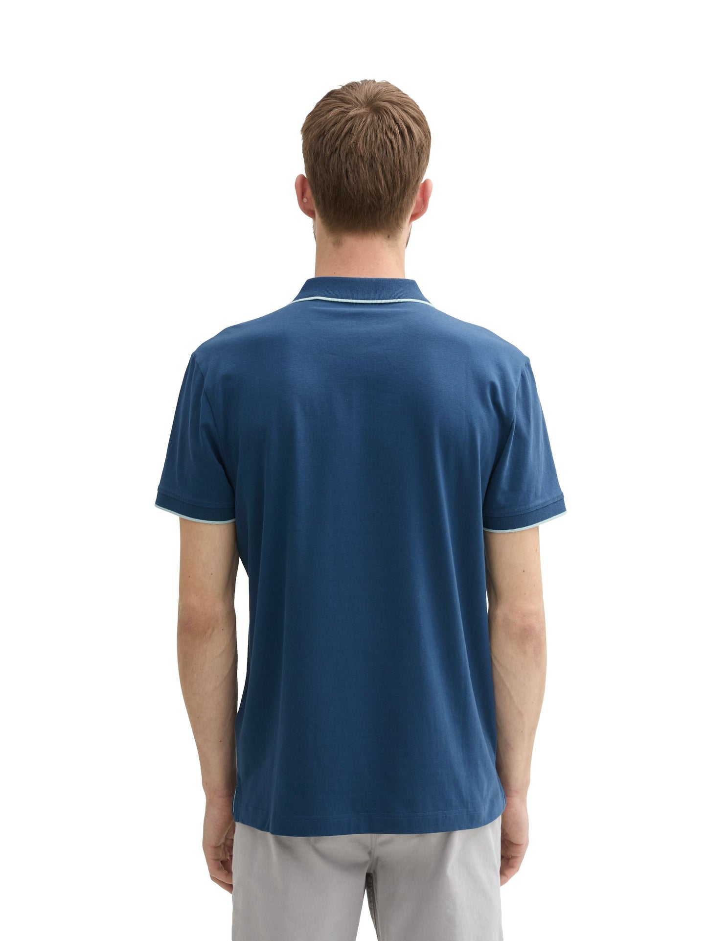 Tom Tailor Herren Poloshirt blau