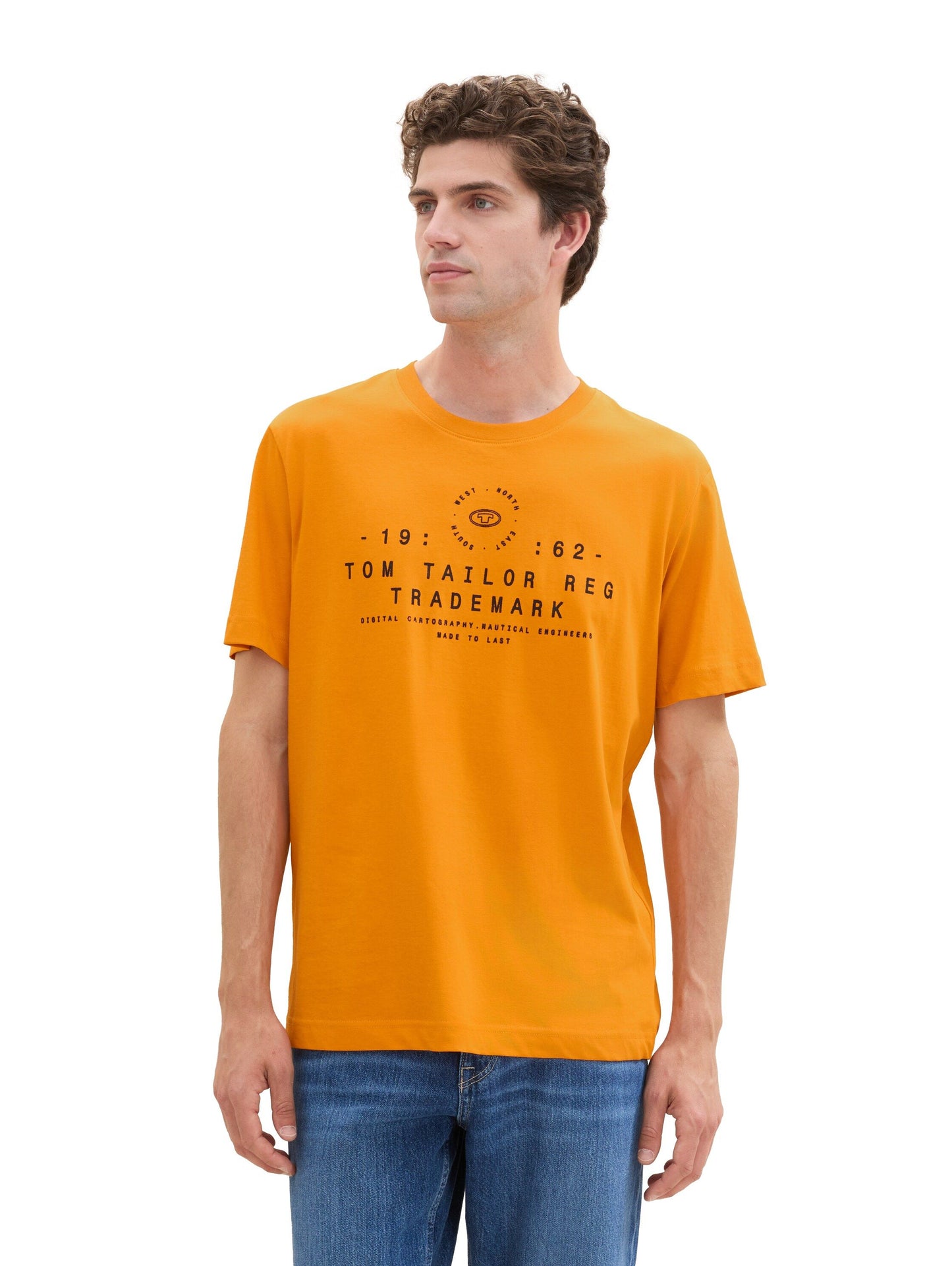 Tom Tailor Herren T-Shirt orange