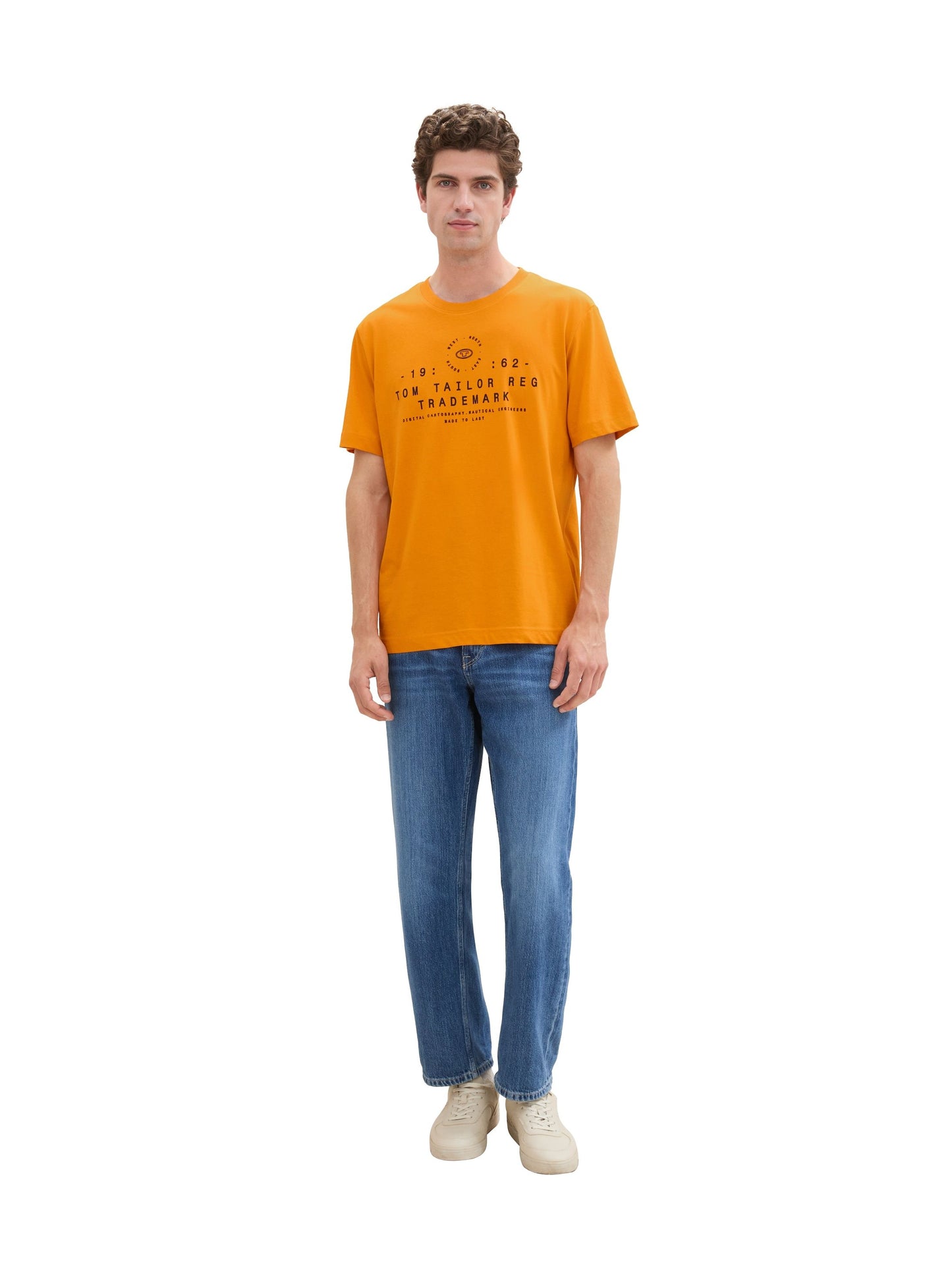 Tom Tailor Herren T-Shirt orange