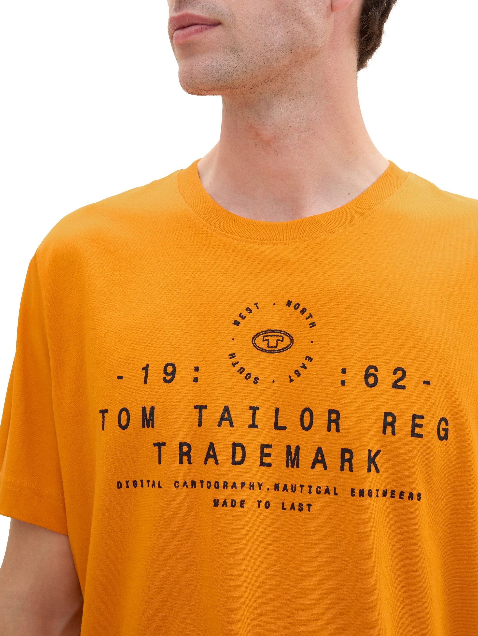 Tom Tailor Herren T-Shirt orange