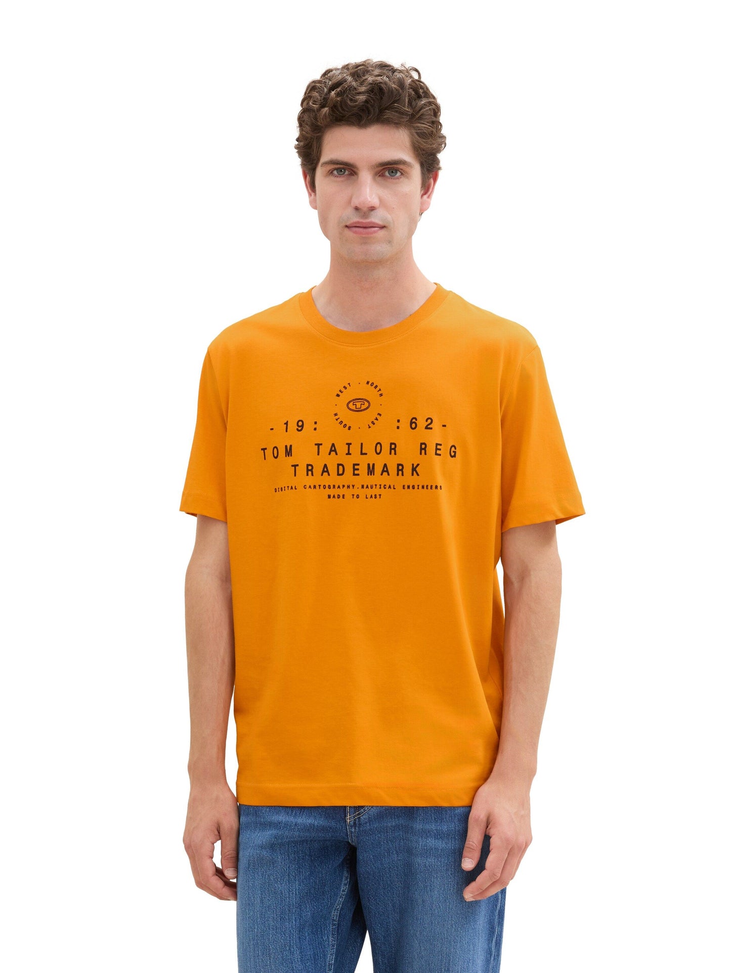Tom Tailor Herren T-Shirt orange