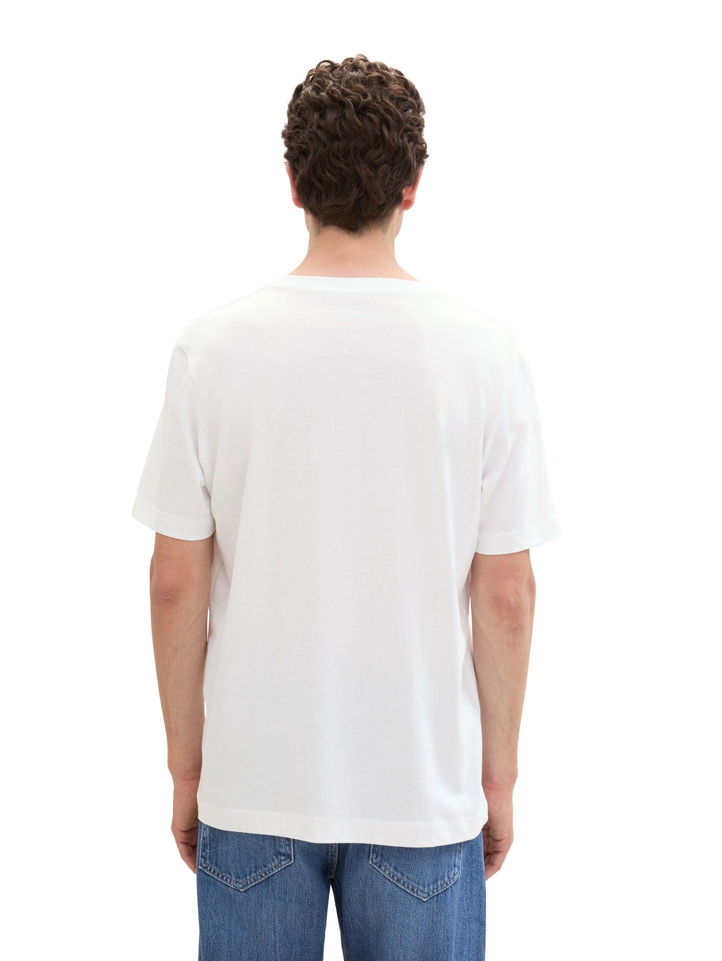 Tom Tailor Herren T-Shirt weiß