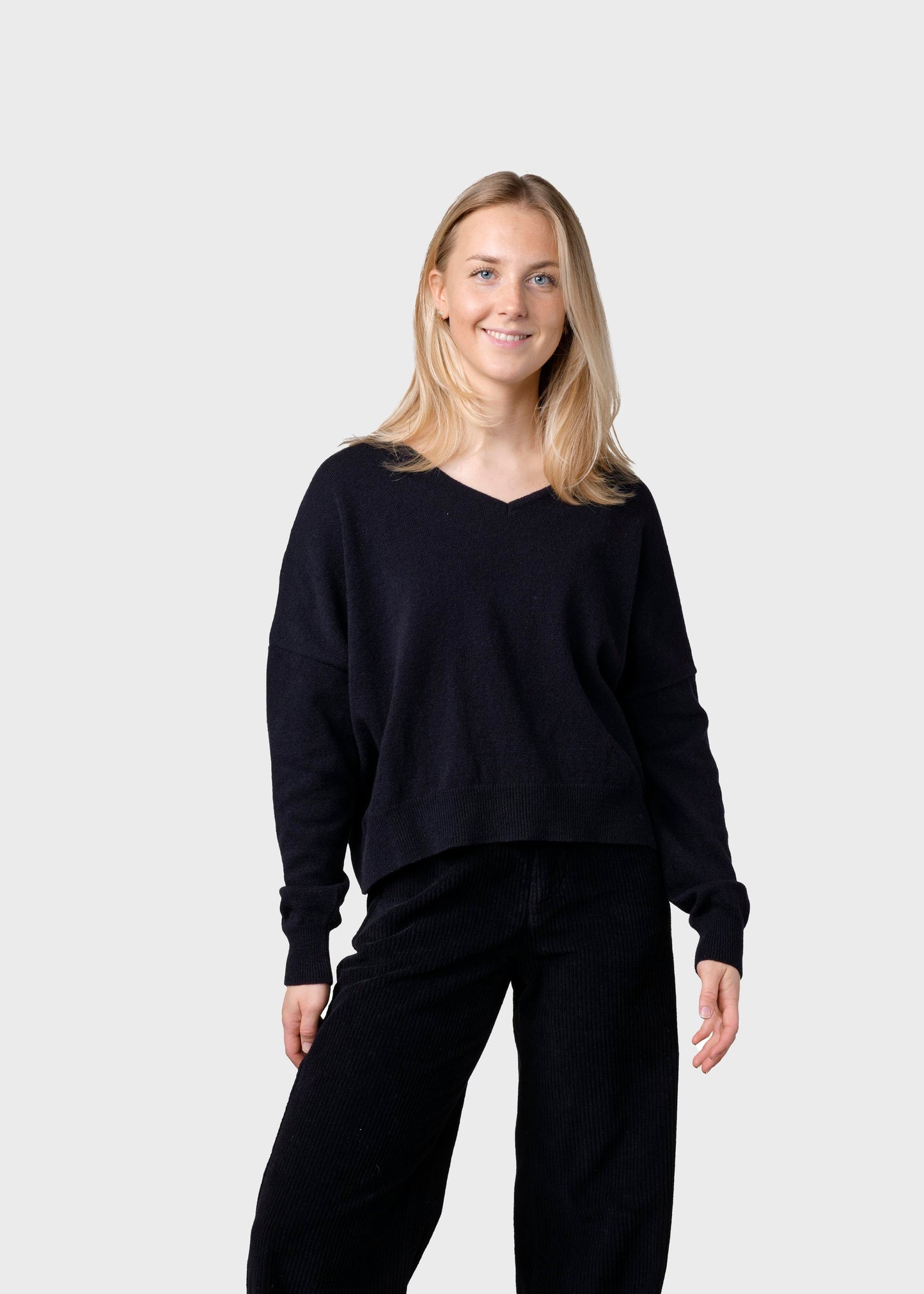 Klitmöller Damen Vanessa Knit Pullover in Schwarz schwarz