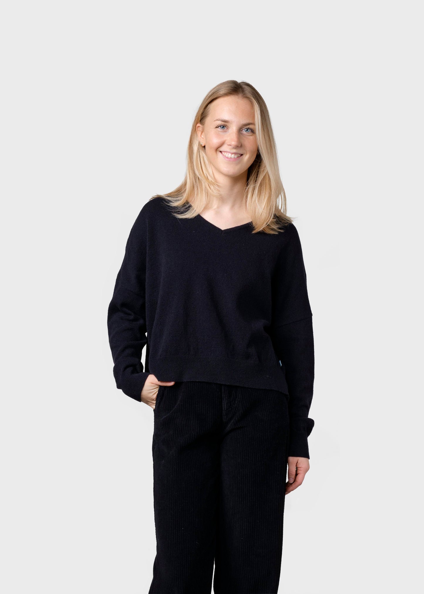 Klitmöller Damen Vanessa Knit Pullover in Schwarz schwarz