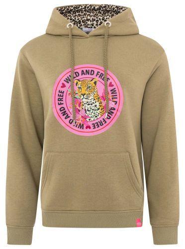 Kurt Kölln Damen Sweat Hoodie Wild and Free braun