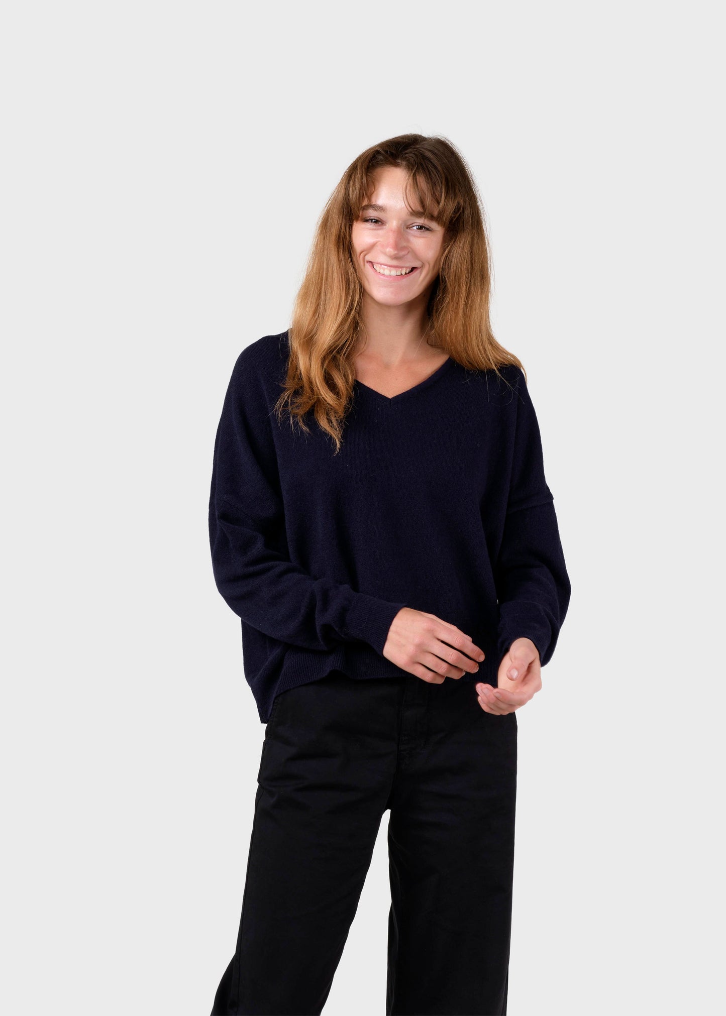Klitmöller Damen Vanessa Knit in Blau blau