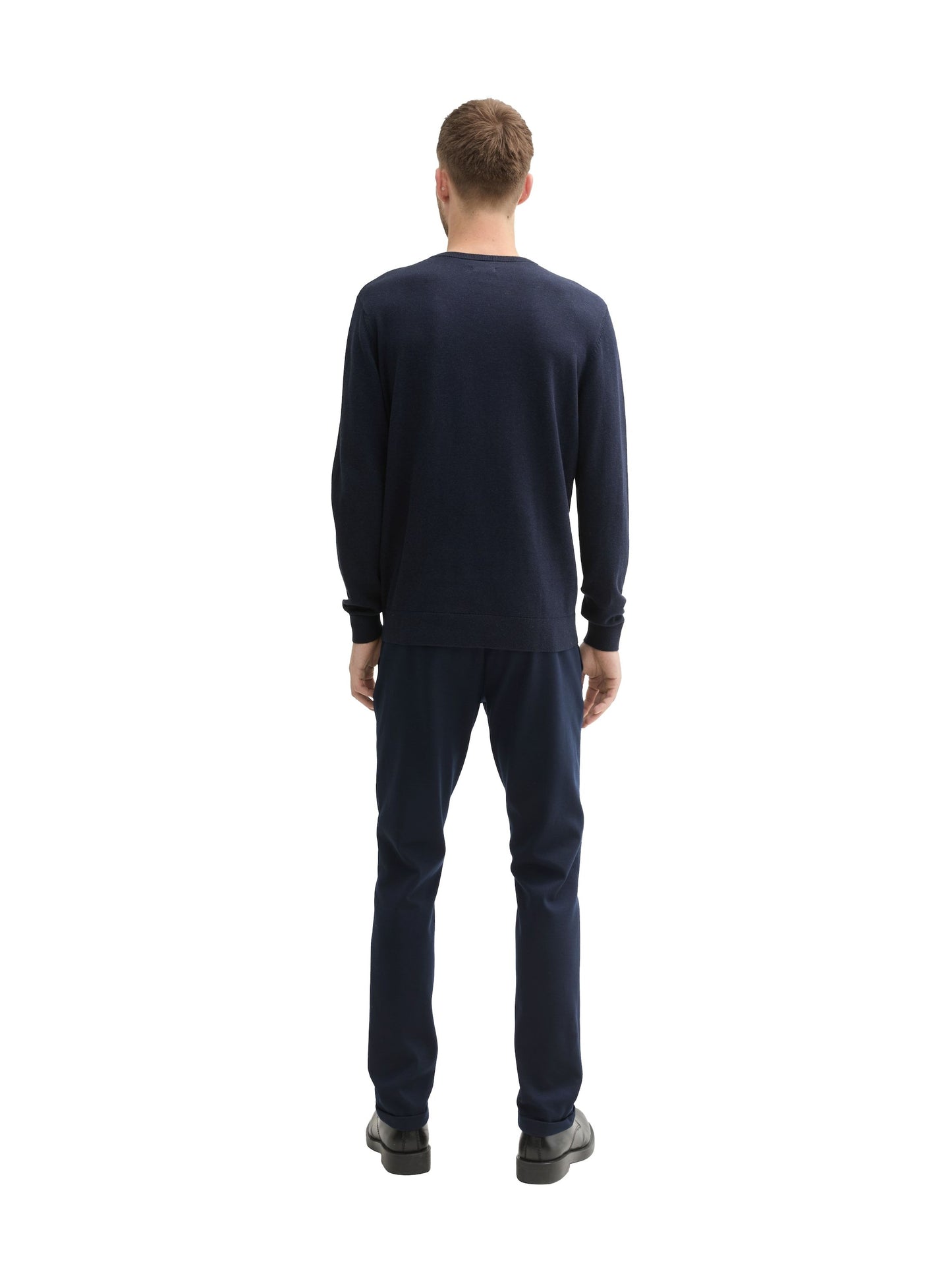 Tom Tailor Herren Chino Hose Travis Slim blau