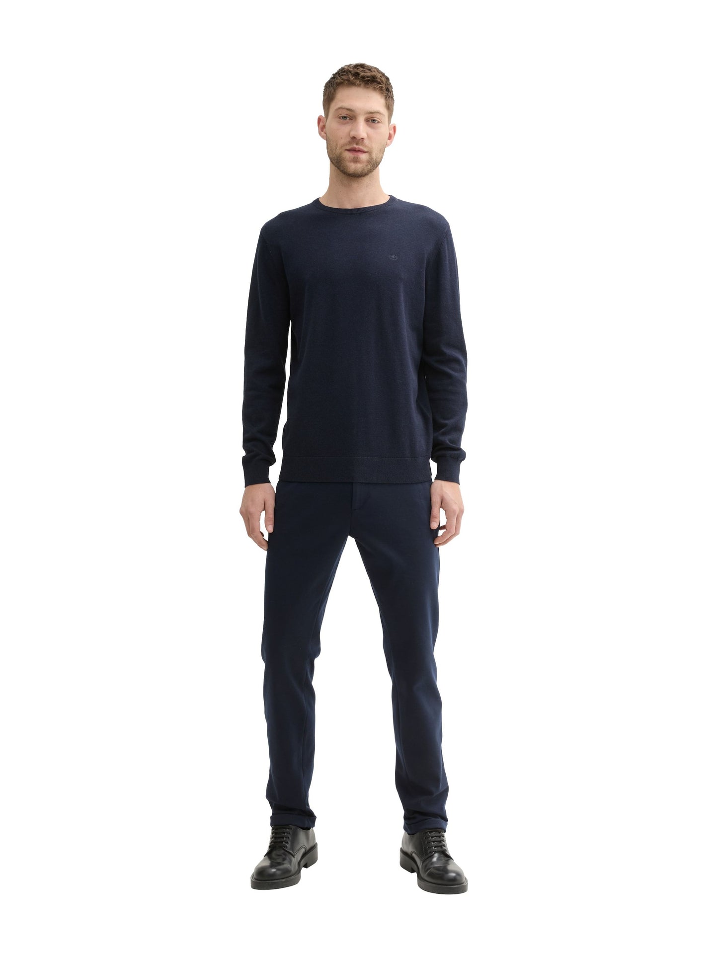 Tom Tailor Herren Chino Hose Travis Slim blau