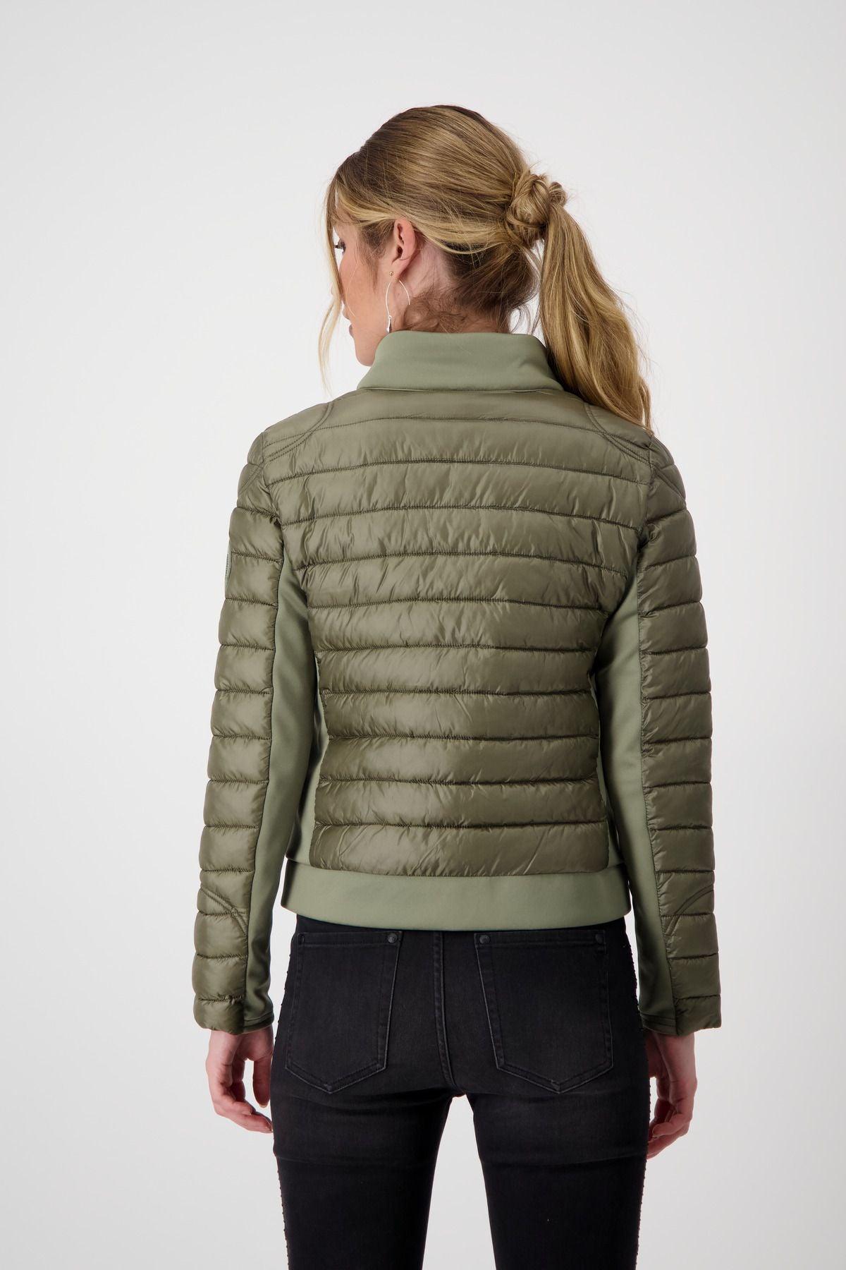 Monari Steppjacke mit Neopren in Grün grün