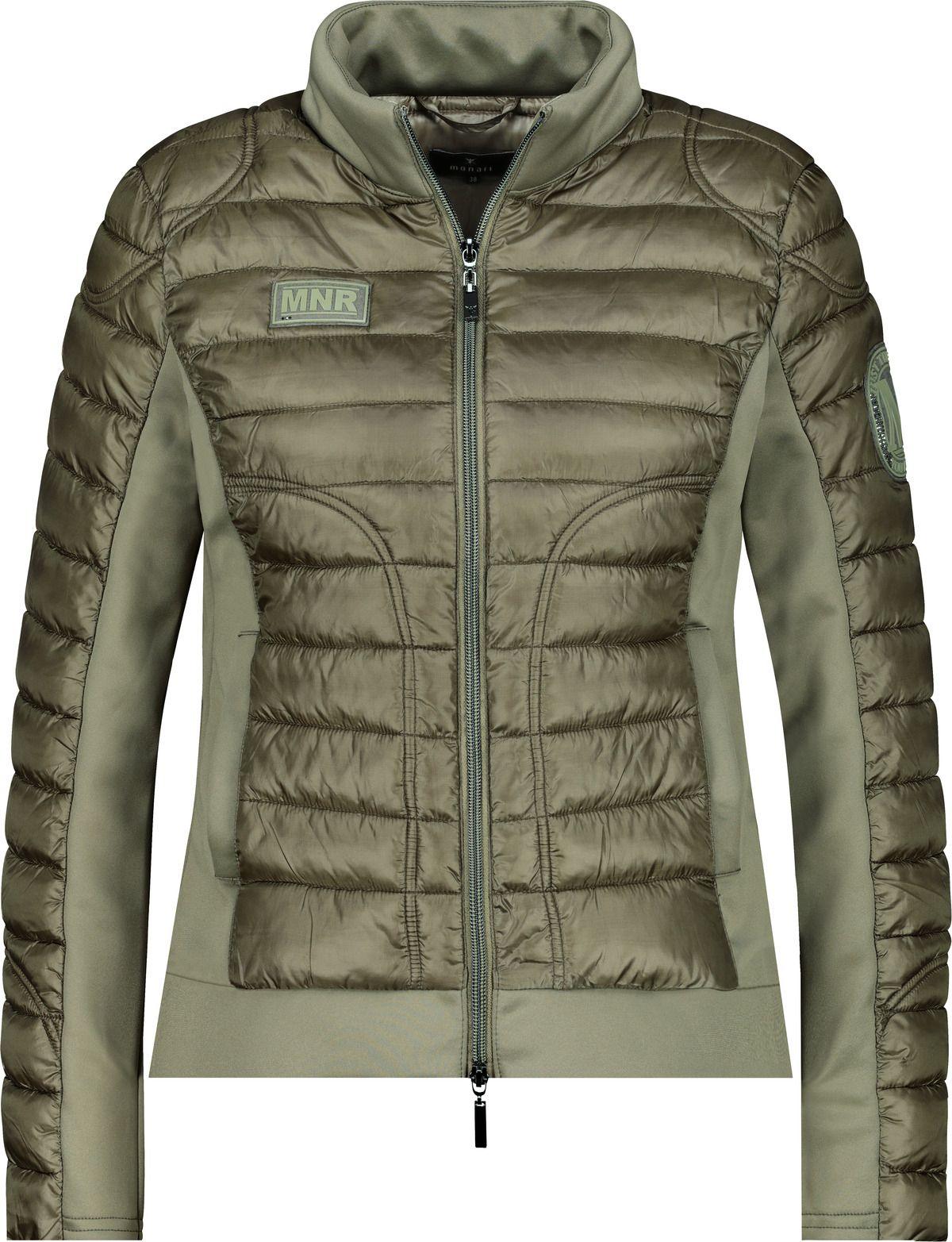 Monari Steppjacke mit Neopren in Grün grün