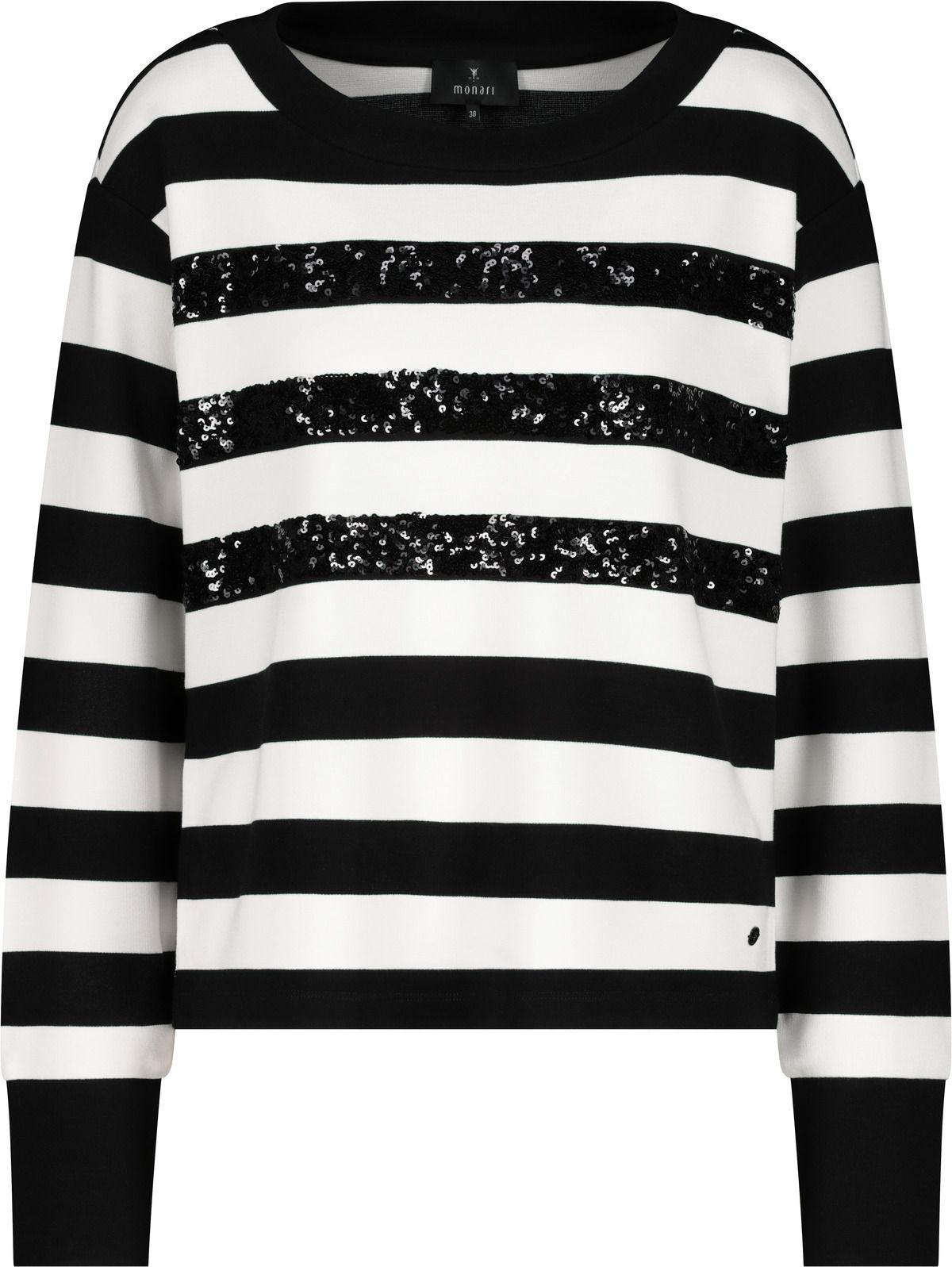 Monari Damen Sweatshirt schwarz