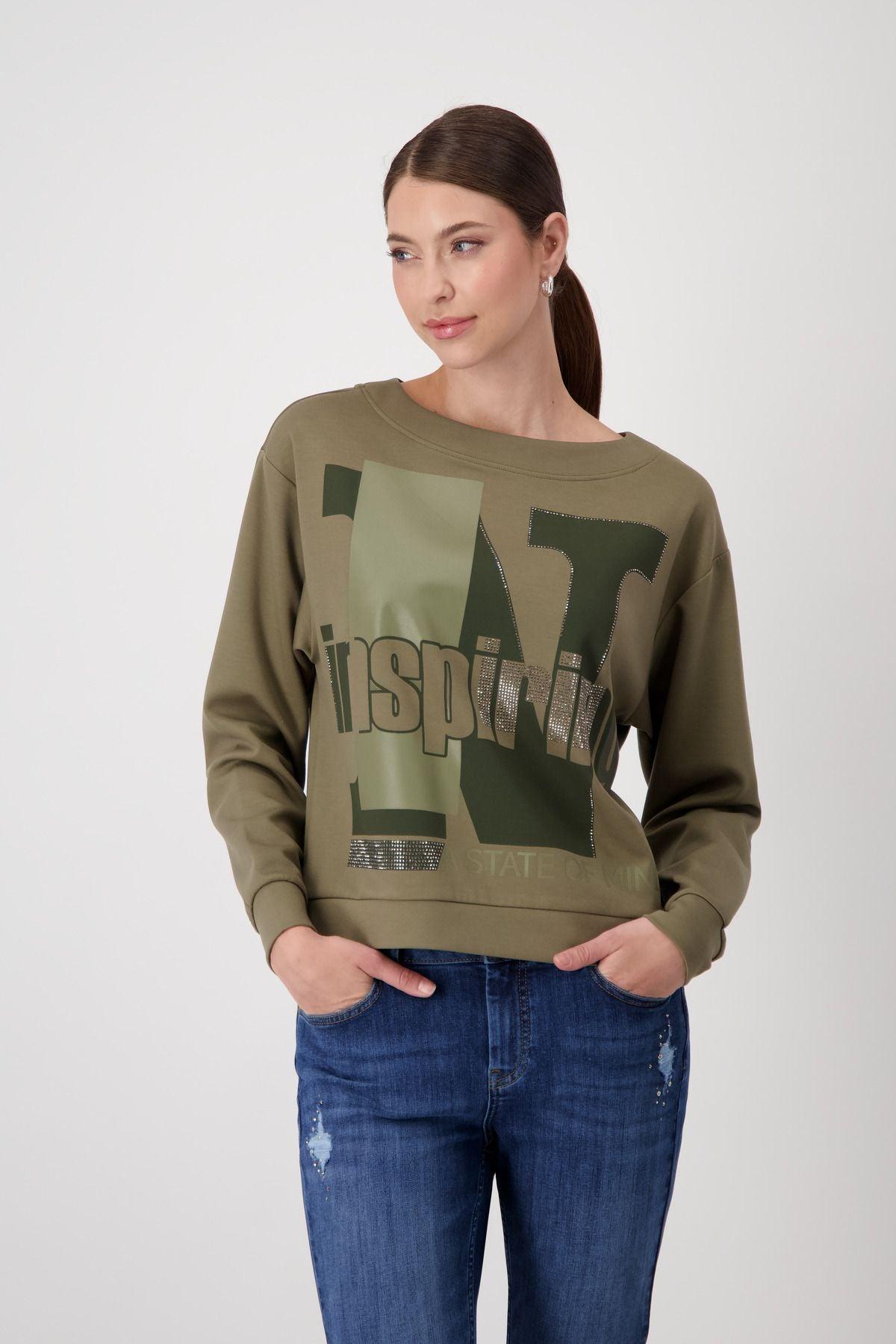 Monari Damen Sweatshirt grün