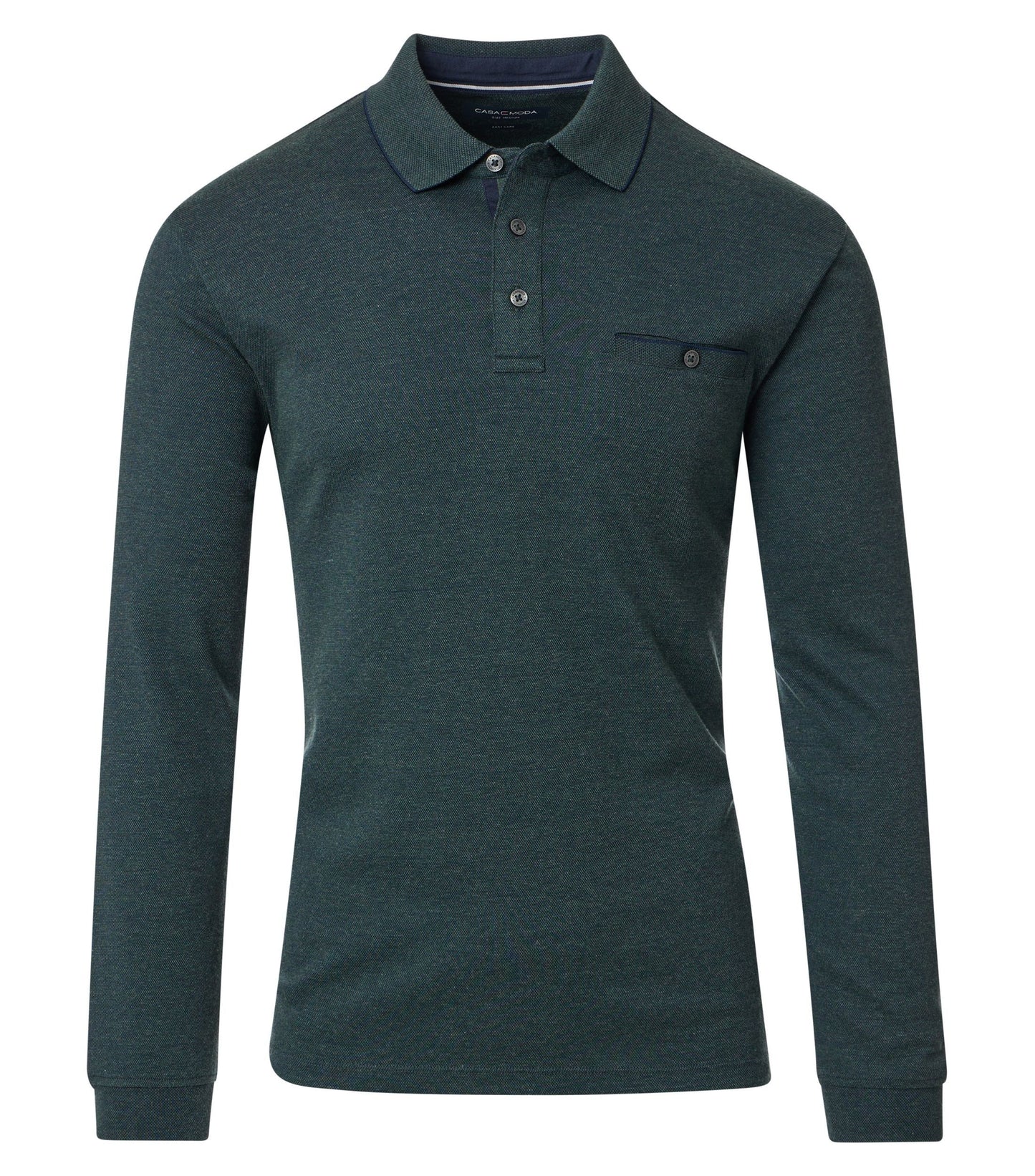Casa Moda Herren Polo-Shirt grün