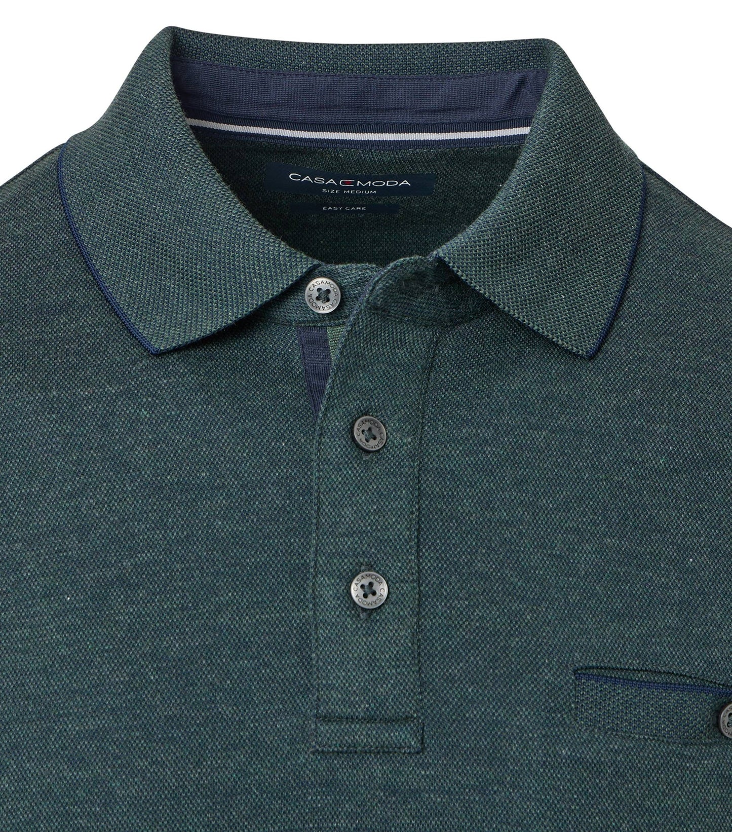 Casa Moda Herren Polo-Shirt grün