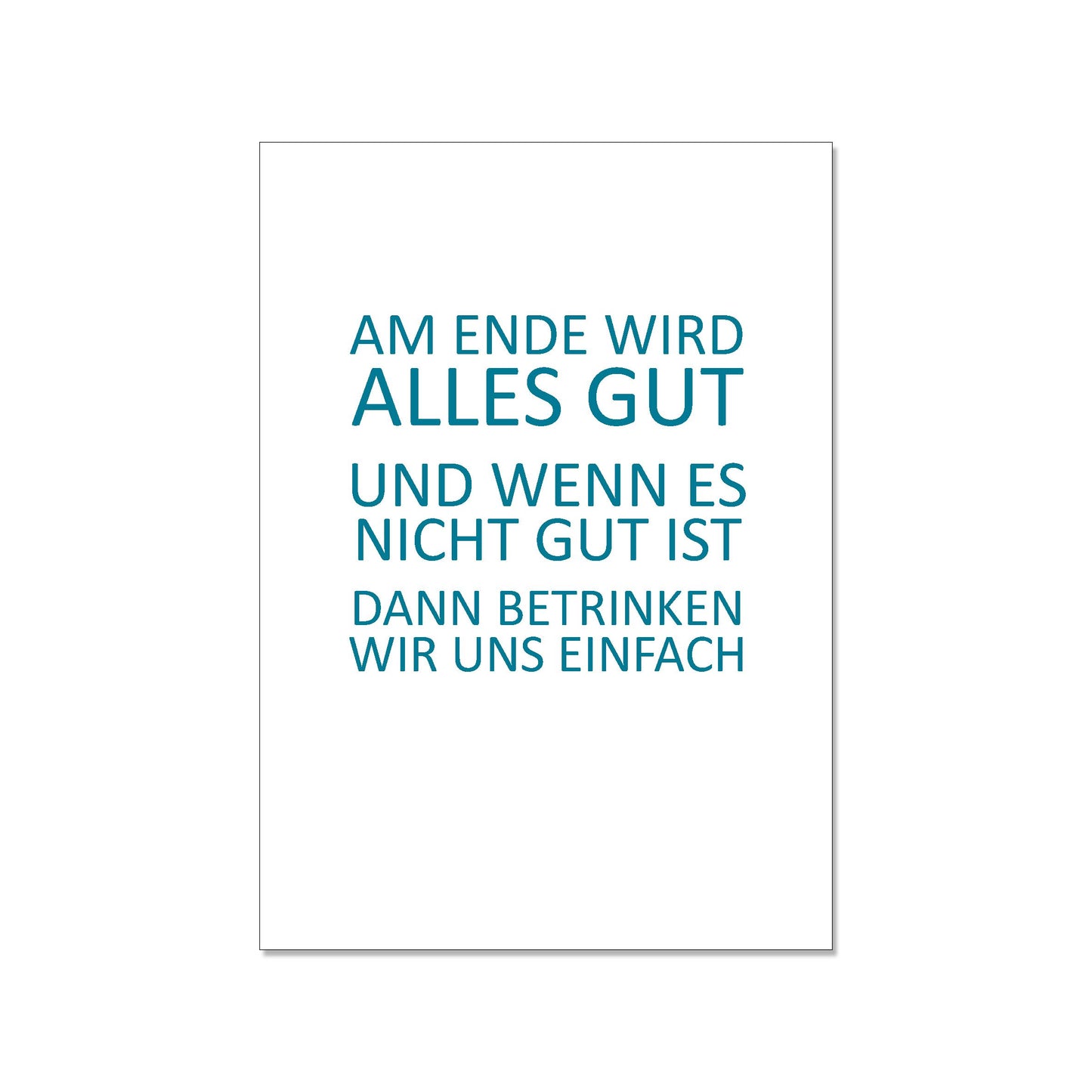 17;30 Postkarte hoch blau