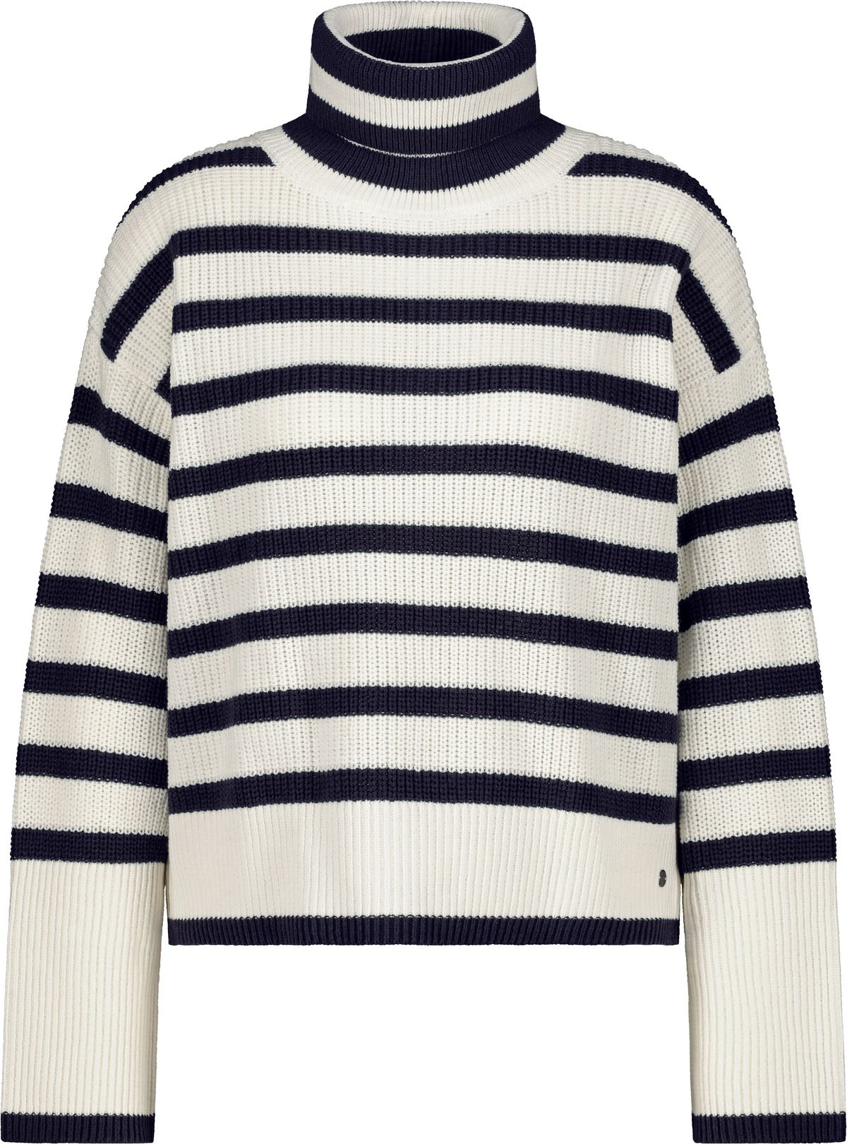 monari Damen Ringelpullover 807961 in Weiß weiß