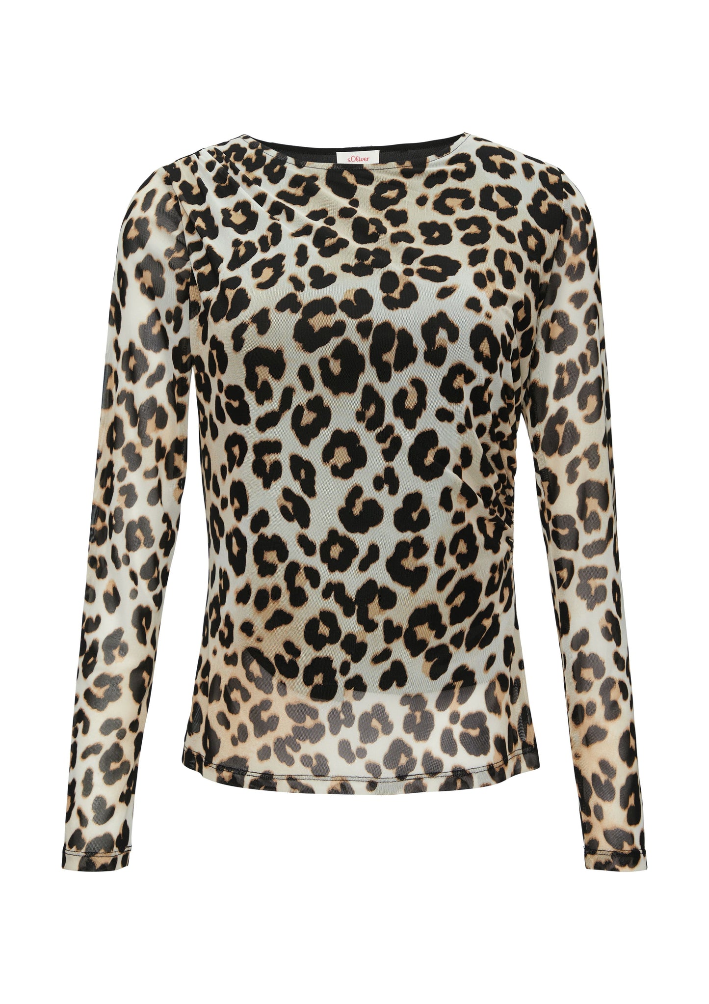 s.Oliver Damen Langarmshirt weiß