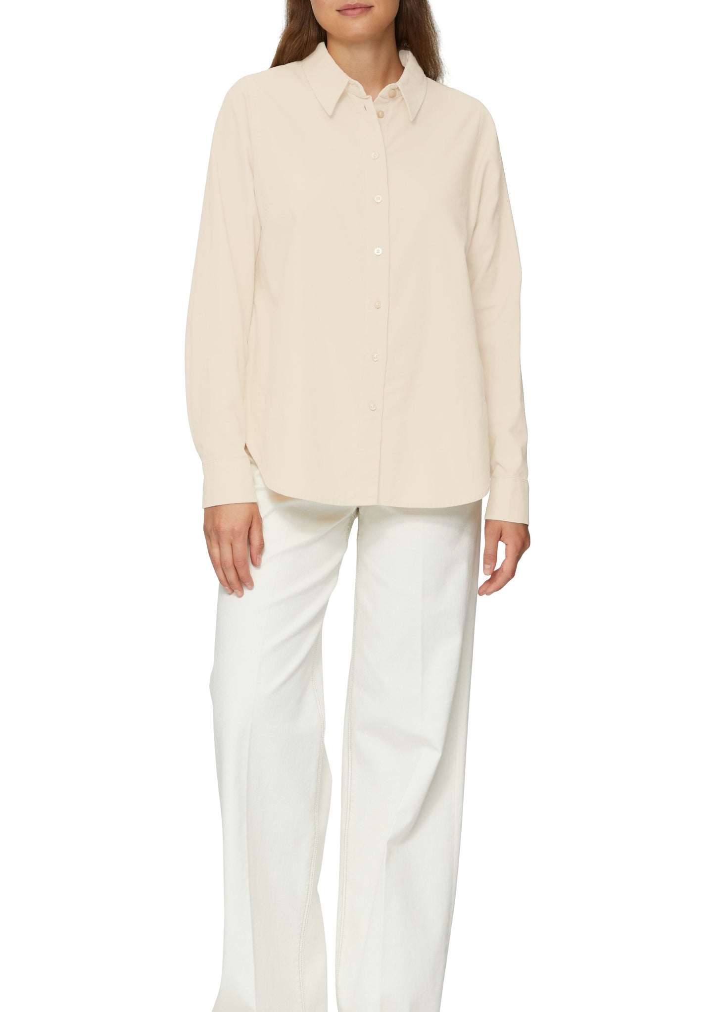 s. Oliver Damen Cordhemd beige