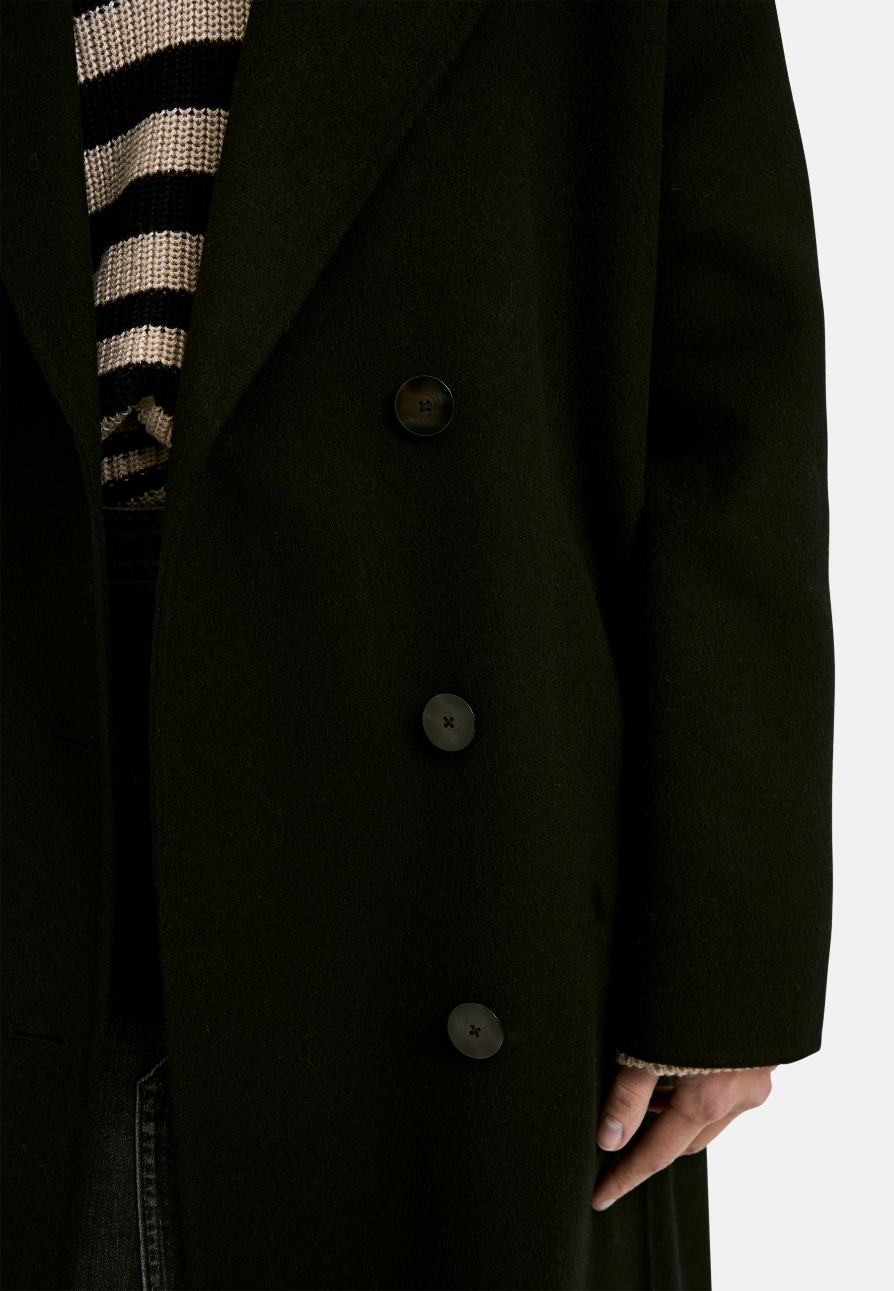 Smith&Soul Damen Wollmantel schwarz