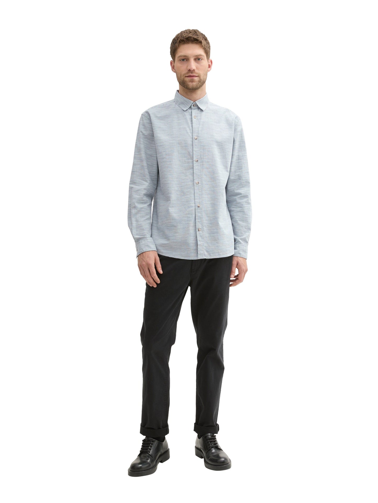 Tom Tailor Herren Hemd blau