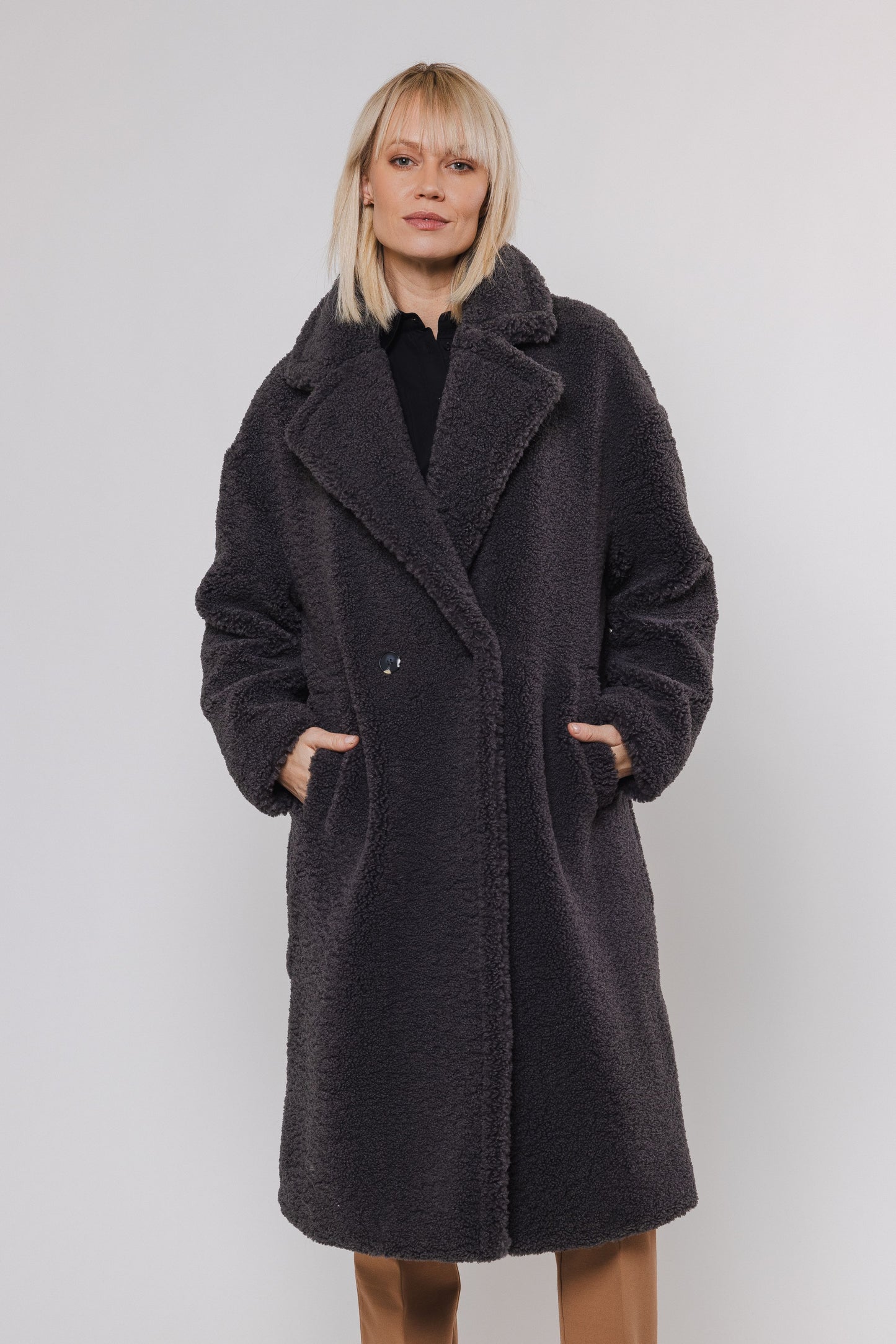 Rino & Pelle Damen Mantel 44 grau