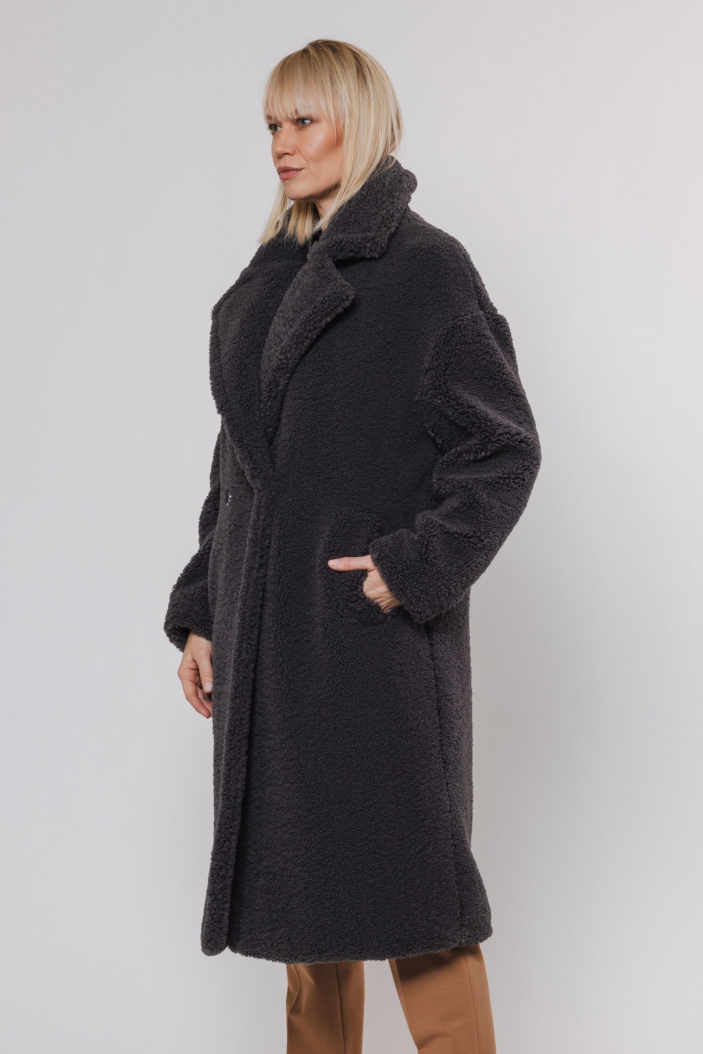 Rino & Pelle Damen Mantel grau