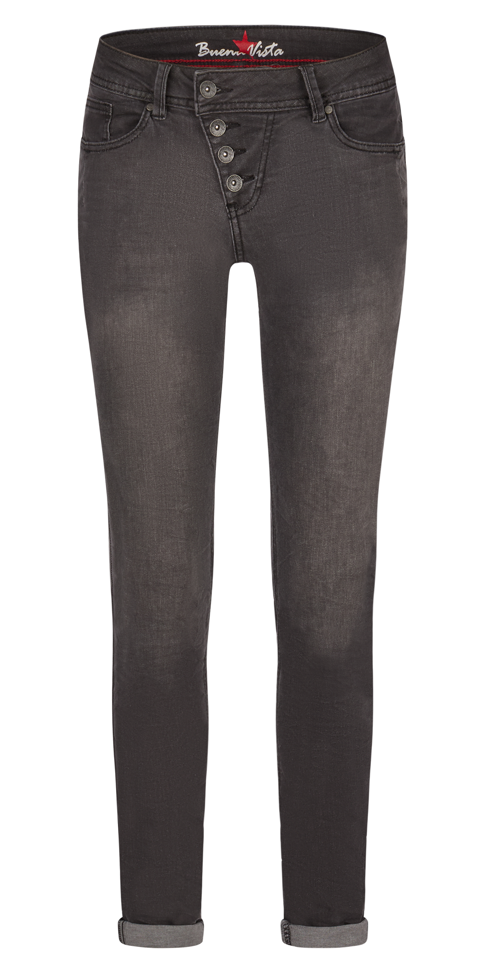 Buena Vista Herren Jeans Malibu cozy denim grau