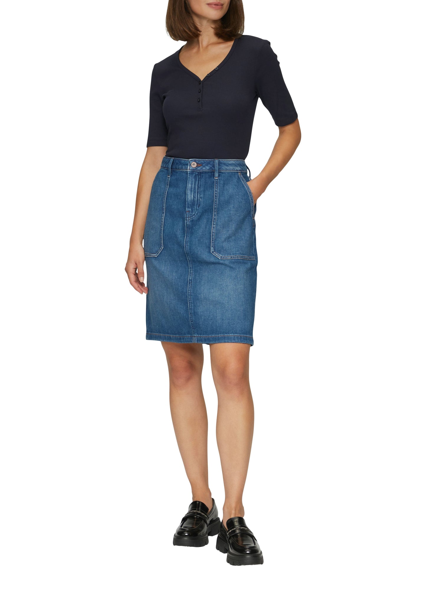 s.Oliver Damen Rock blau