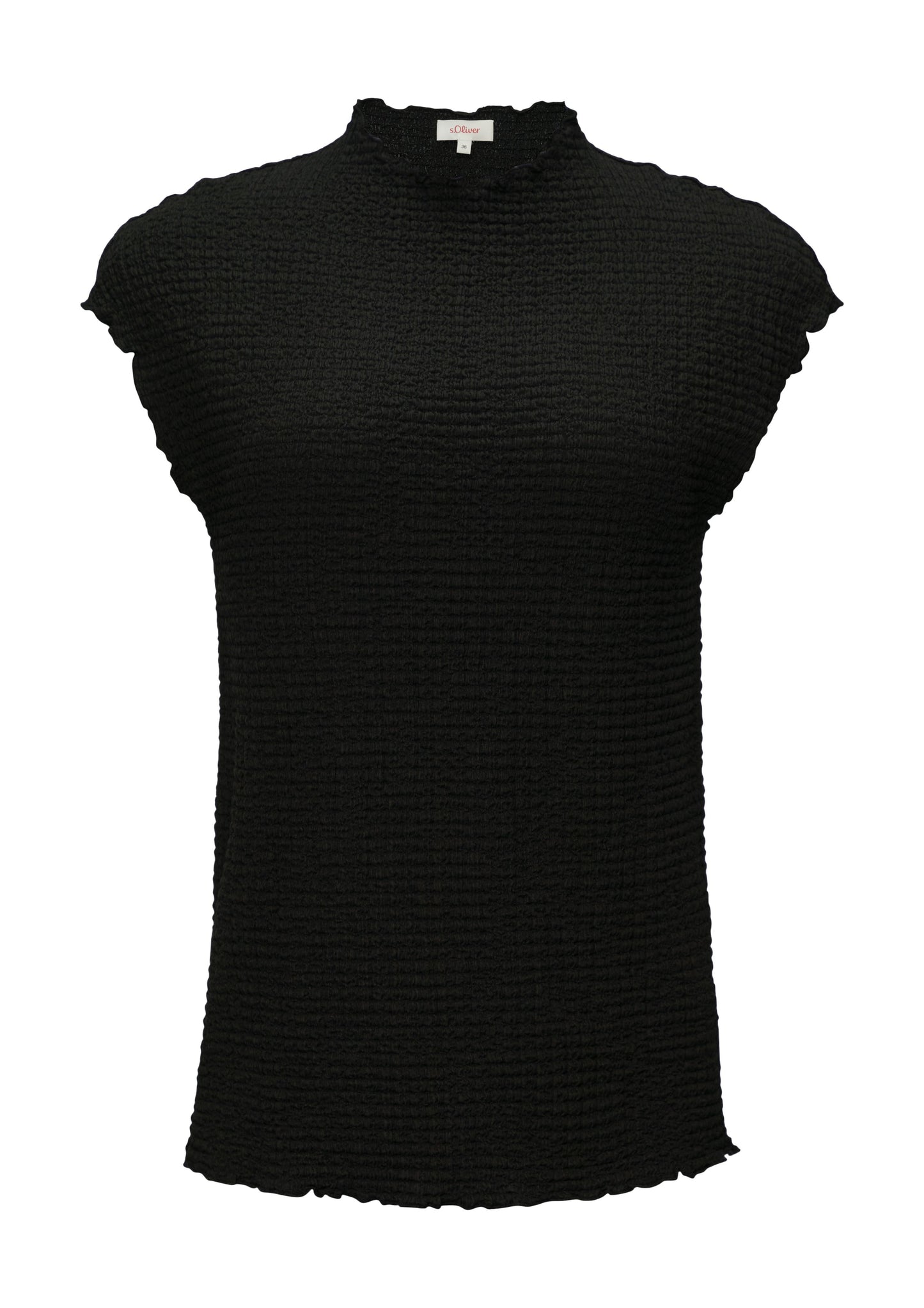 s.Oliver Damen T-Shirt 44 schwarz