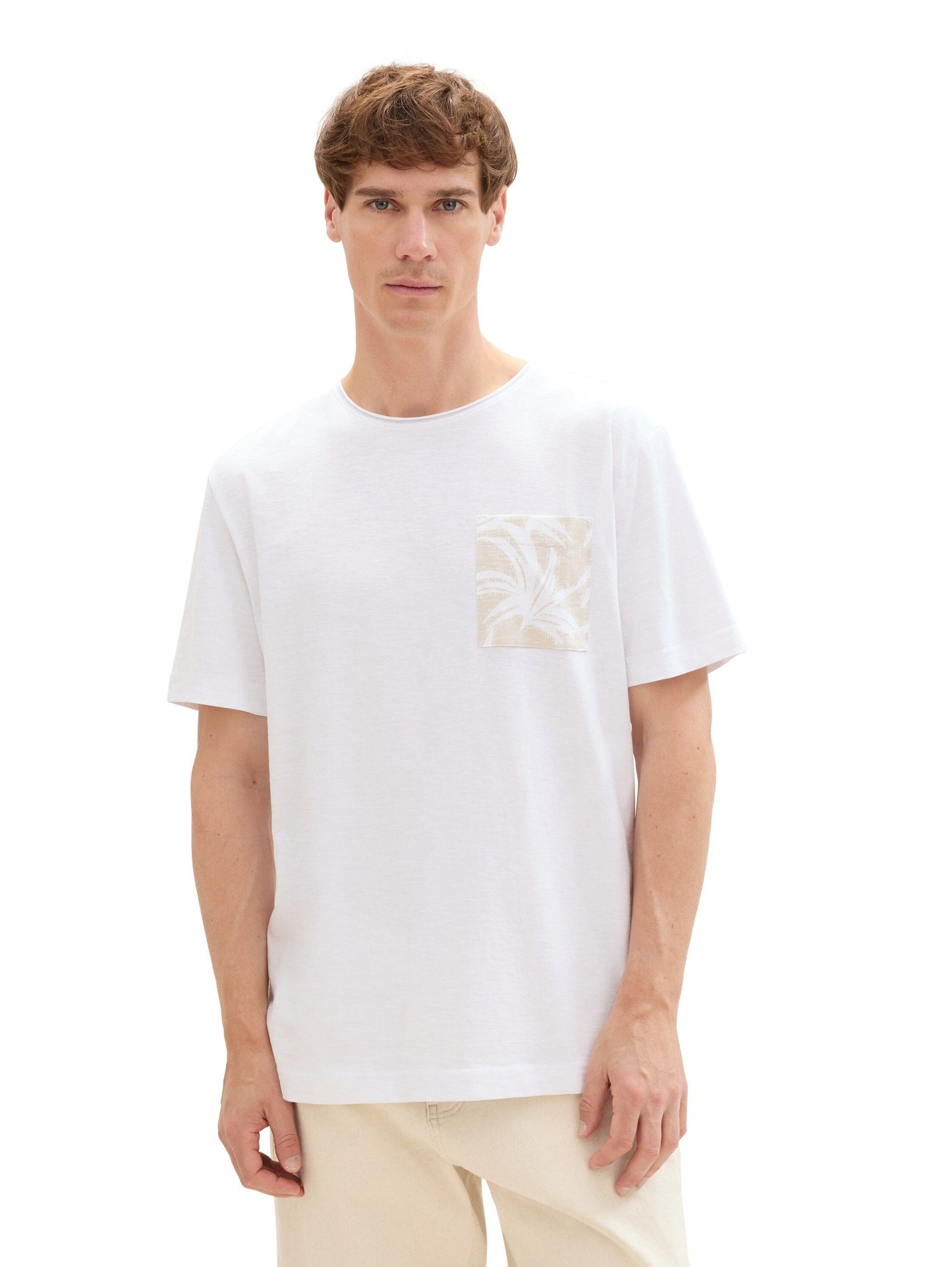 Tom Tailor Herren T-Shirt weiß