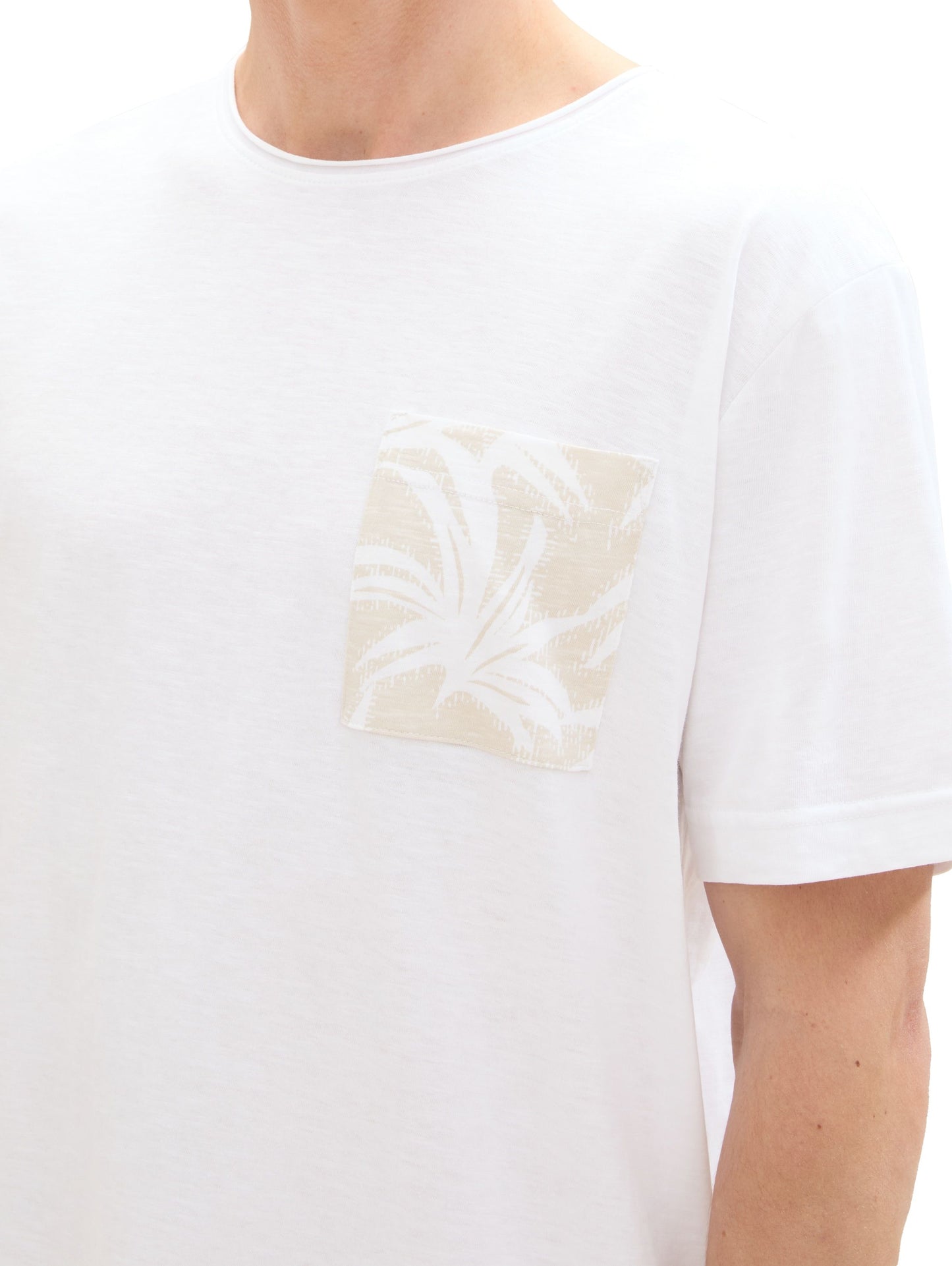 Tom Tailor Herren T-Shirt weiß