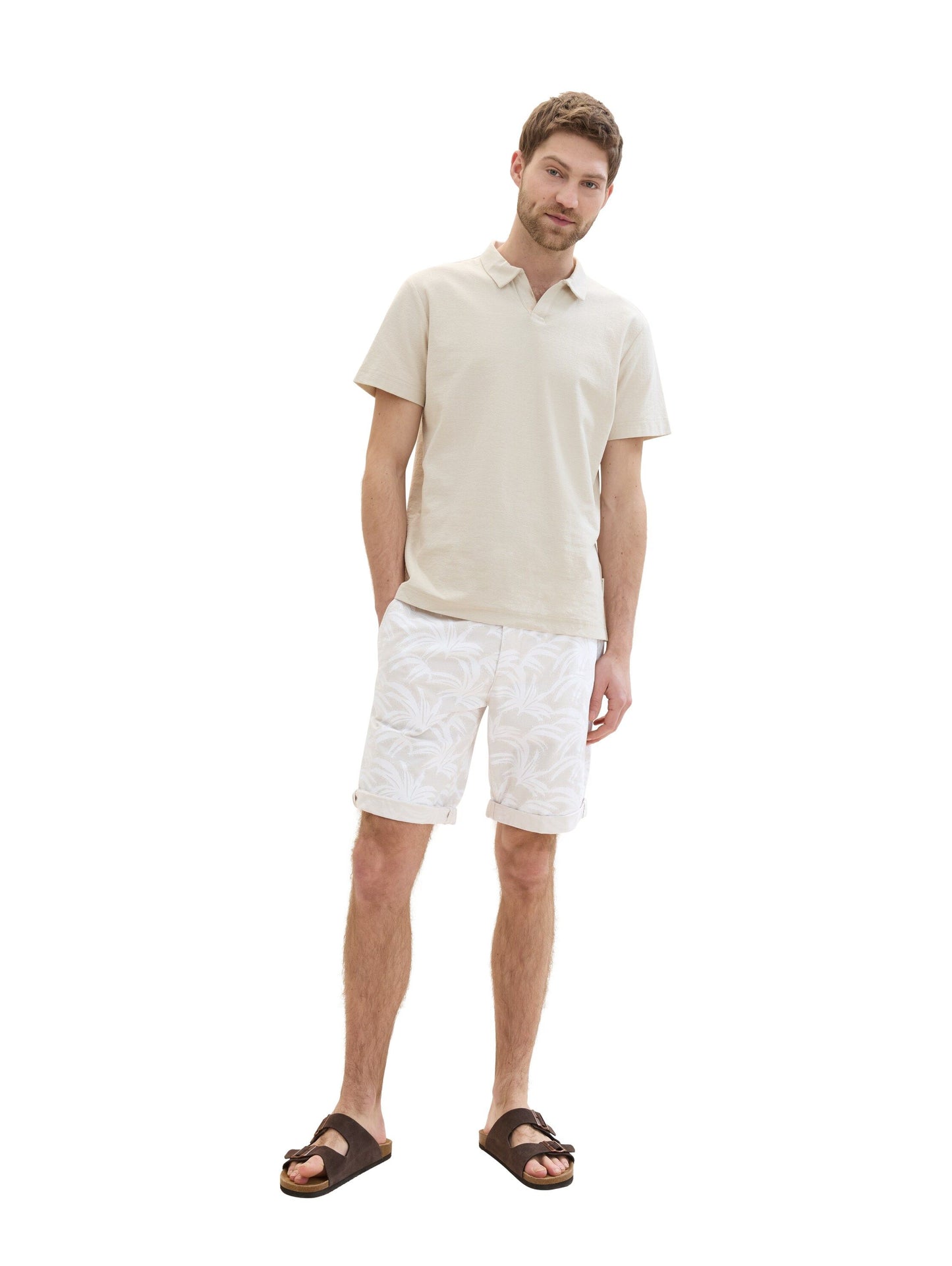 Tom Tailor Herren Shorts braun