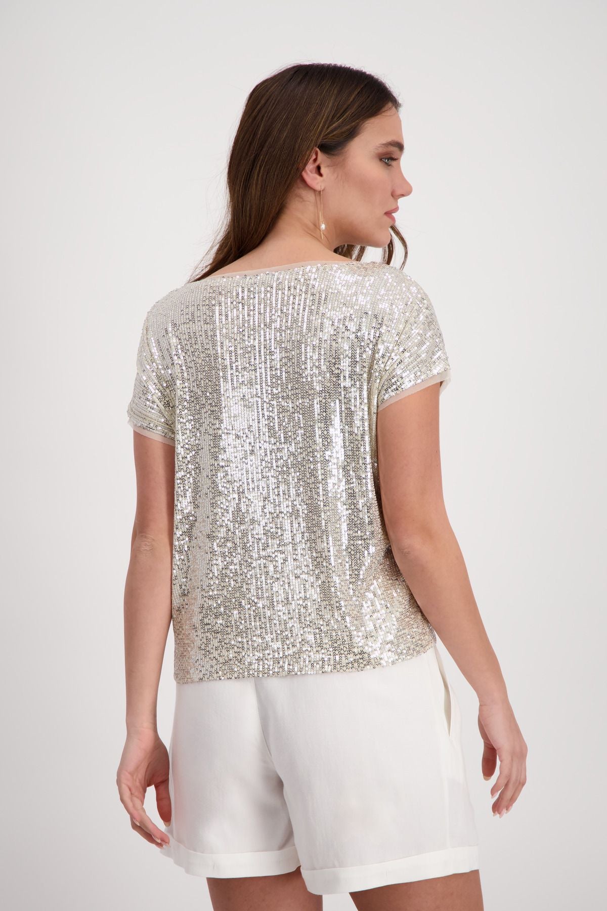 Monari Damen T-Shirt braun
