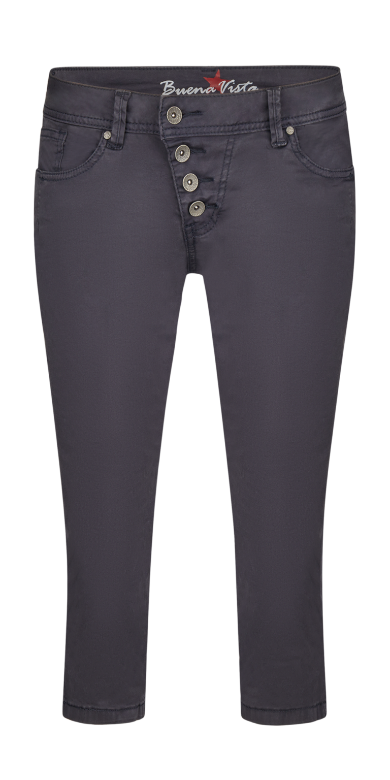 Buena Vista Damen Hose Malibu-Capri stretch twill blau