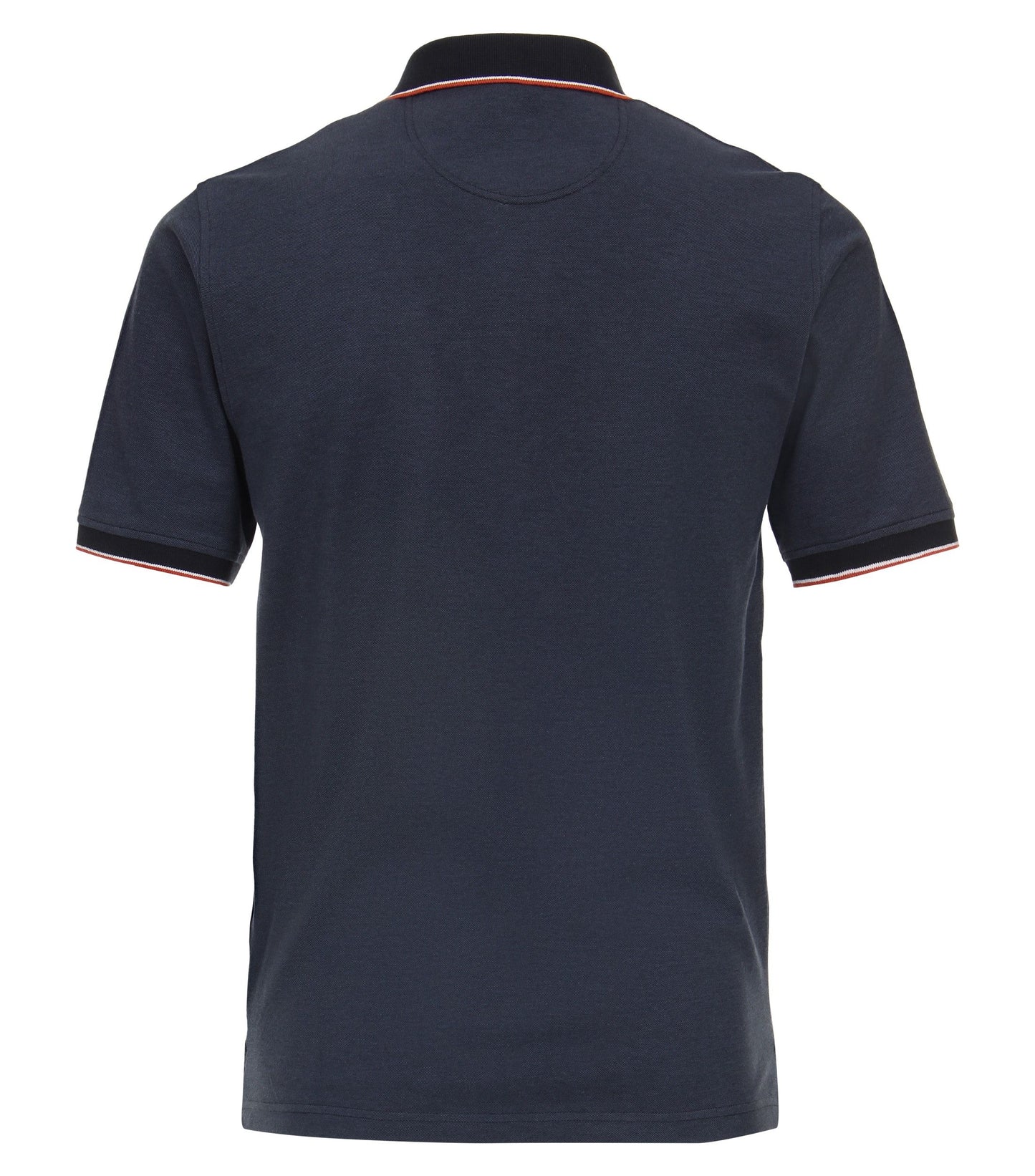 Casa Moda Herren Polo-Shirt mit Print blau