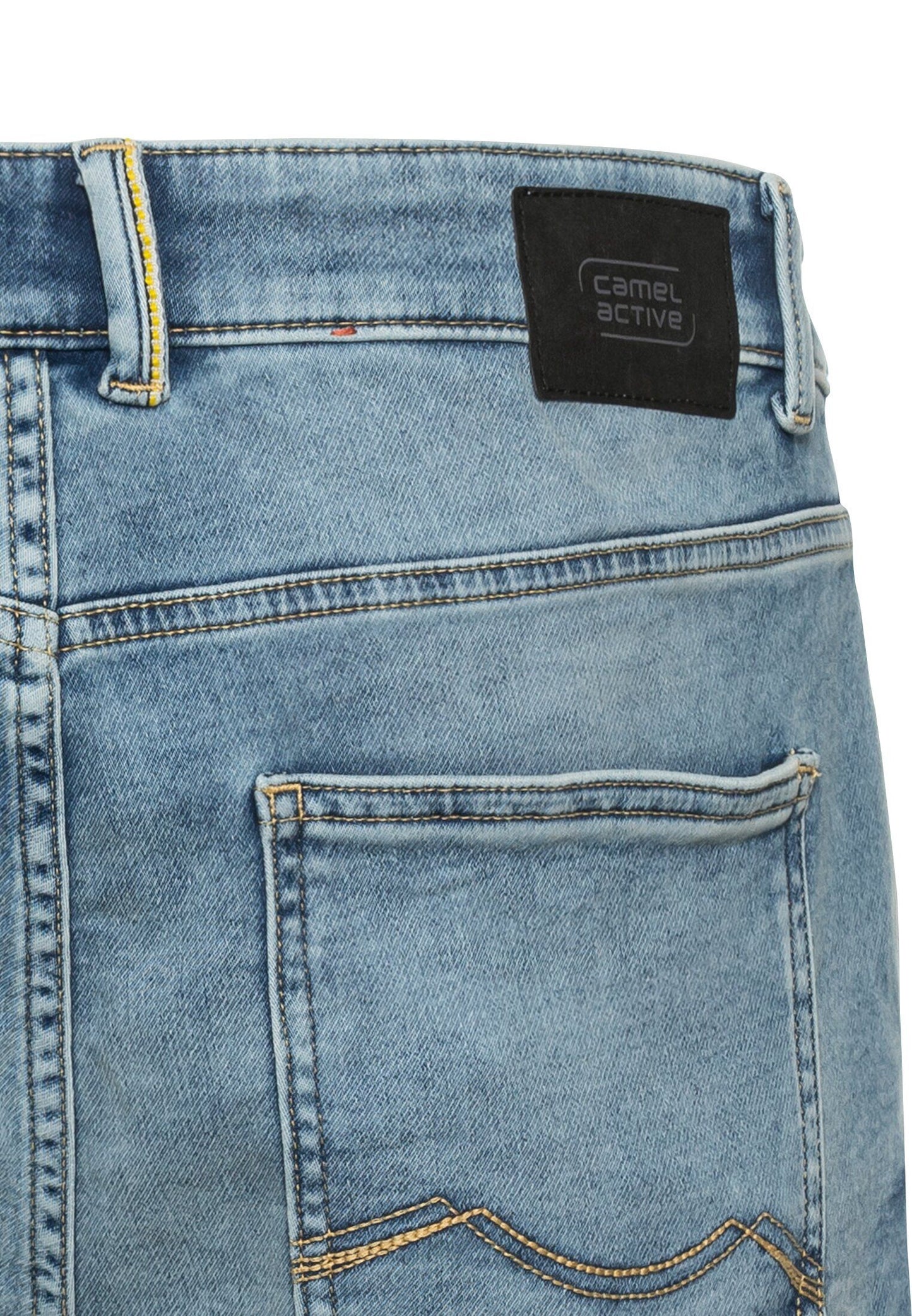 Camel Active fleXXXactive® Herren Bermudashorts Slim Fit blau