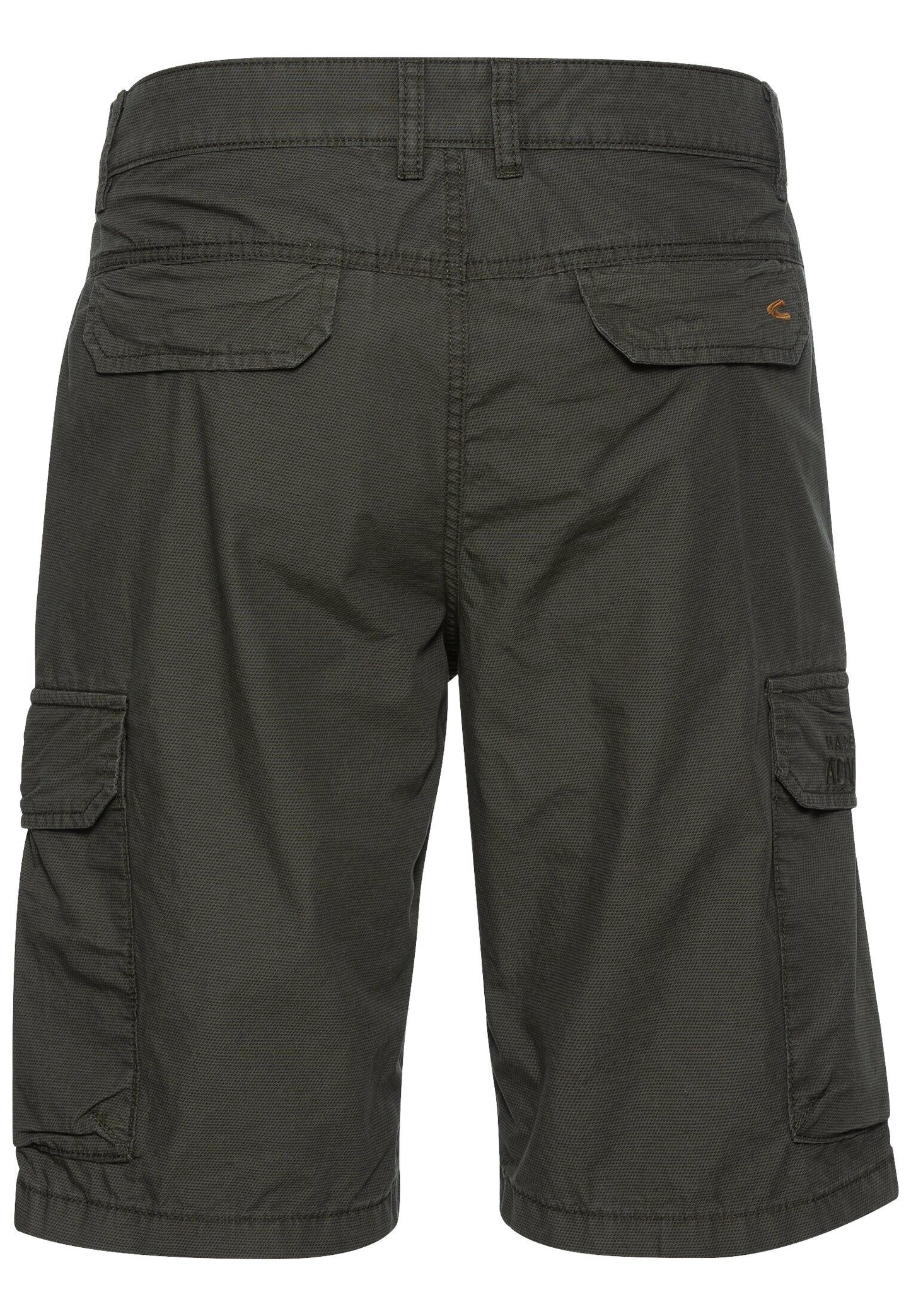 Camel Active Herren Regular Fit Cargo Shorts mit Minimal Print grün