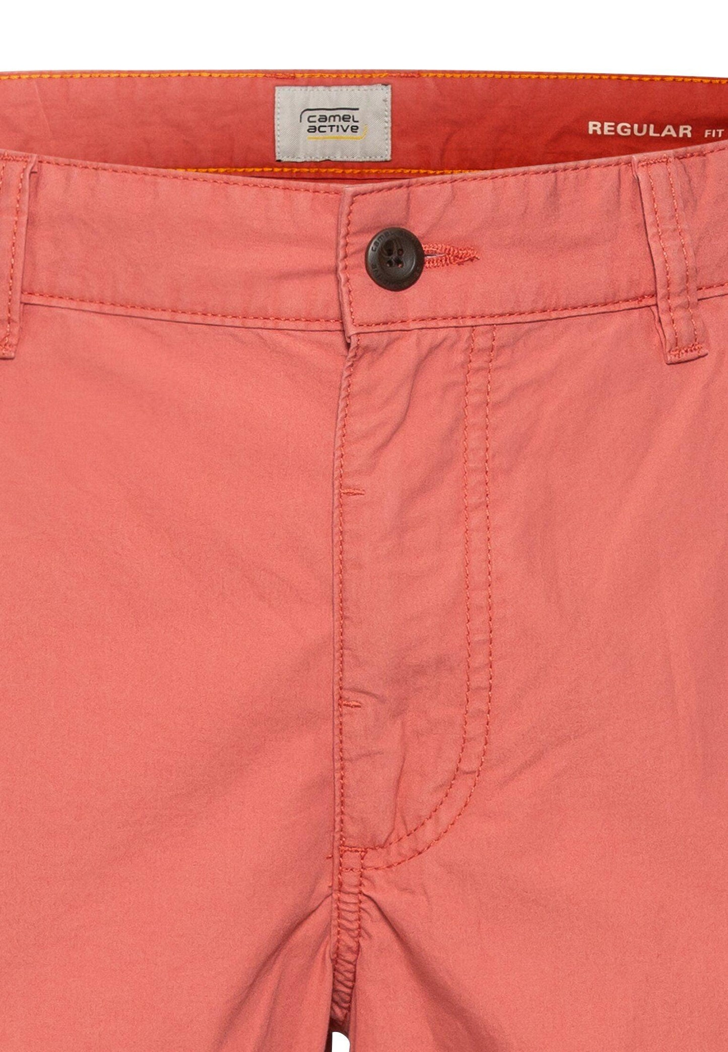 Camel Active Herren Chino Shorts Regular Fit rot