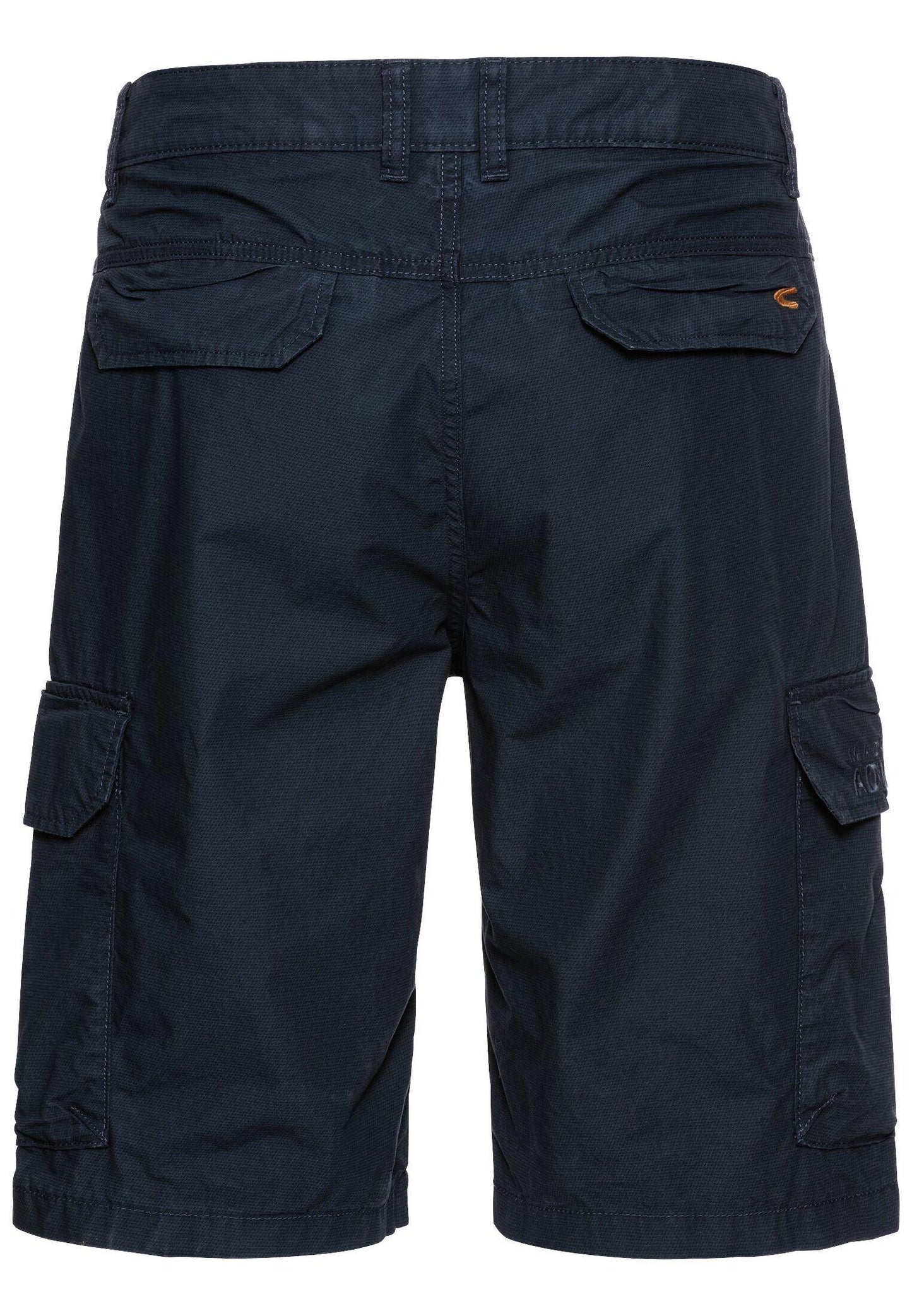 Camel Active Herren Regular Fit Cargo Shorts mit Minimal Print blau