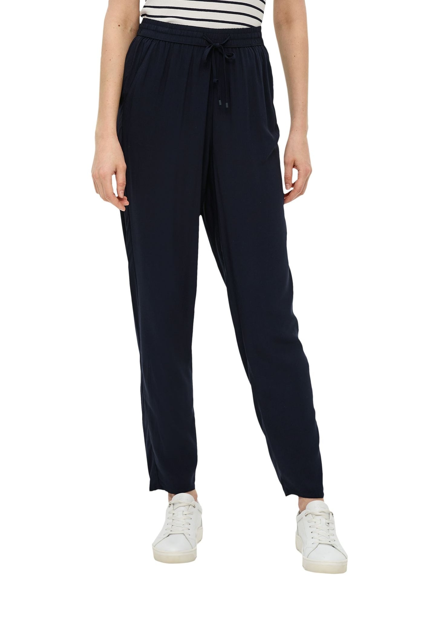 s. Oliver Damen Ankle-Hose blau