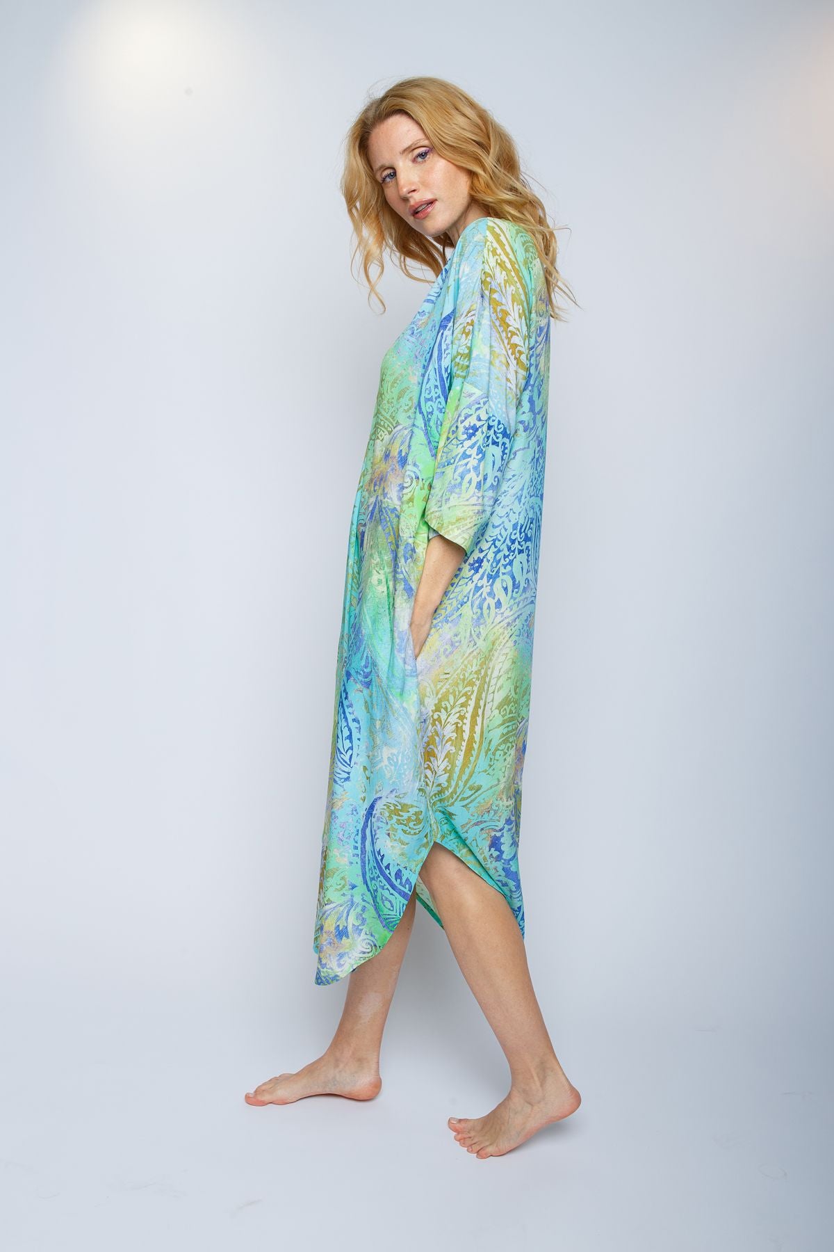 Emily Van den Bergh Damen Kleid grün