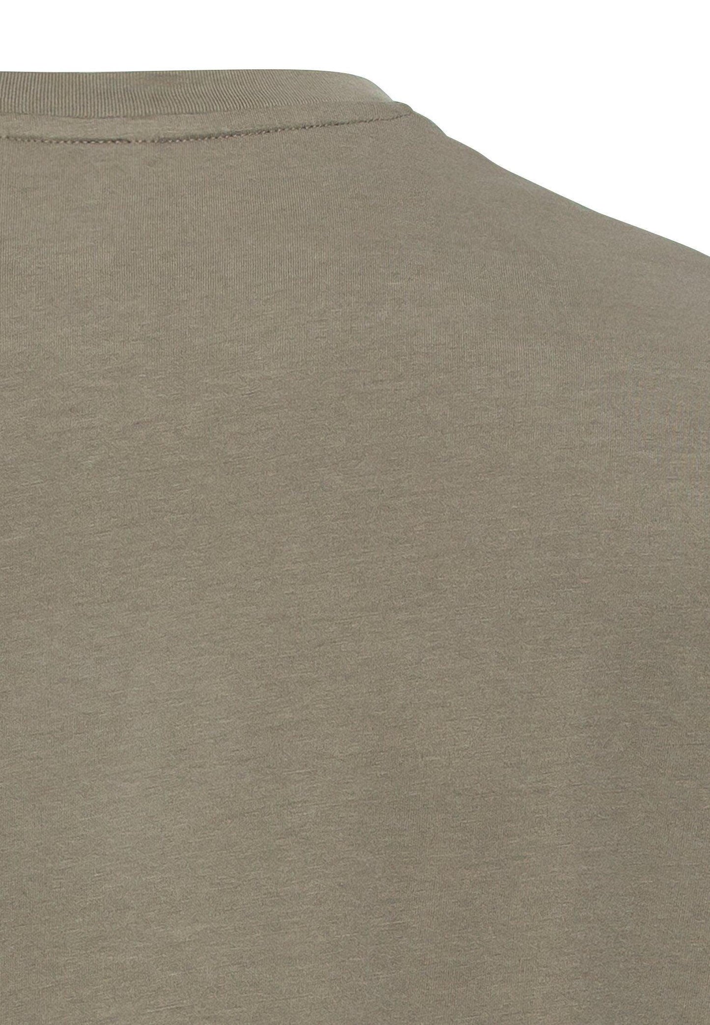 Camel Active Menswear – Camel Active Herren Jersey T-Shirt aus zertifiziertem Organic Cotton