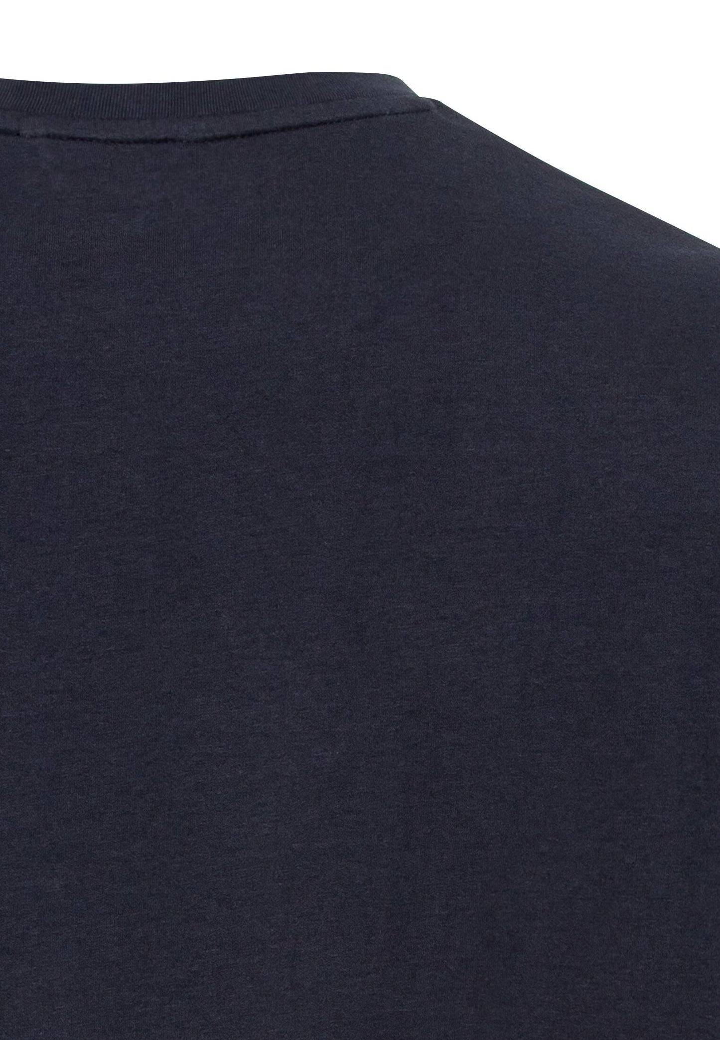 Camel Active Herren Jersey T-Shirt aus zertifiziertem Organic Cotton blau