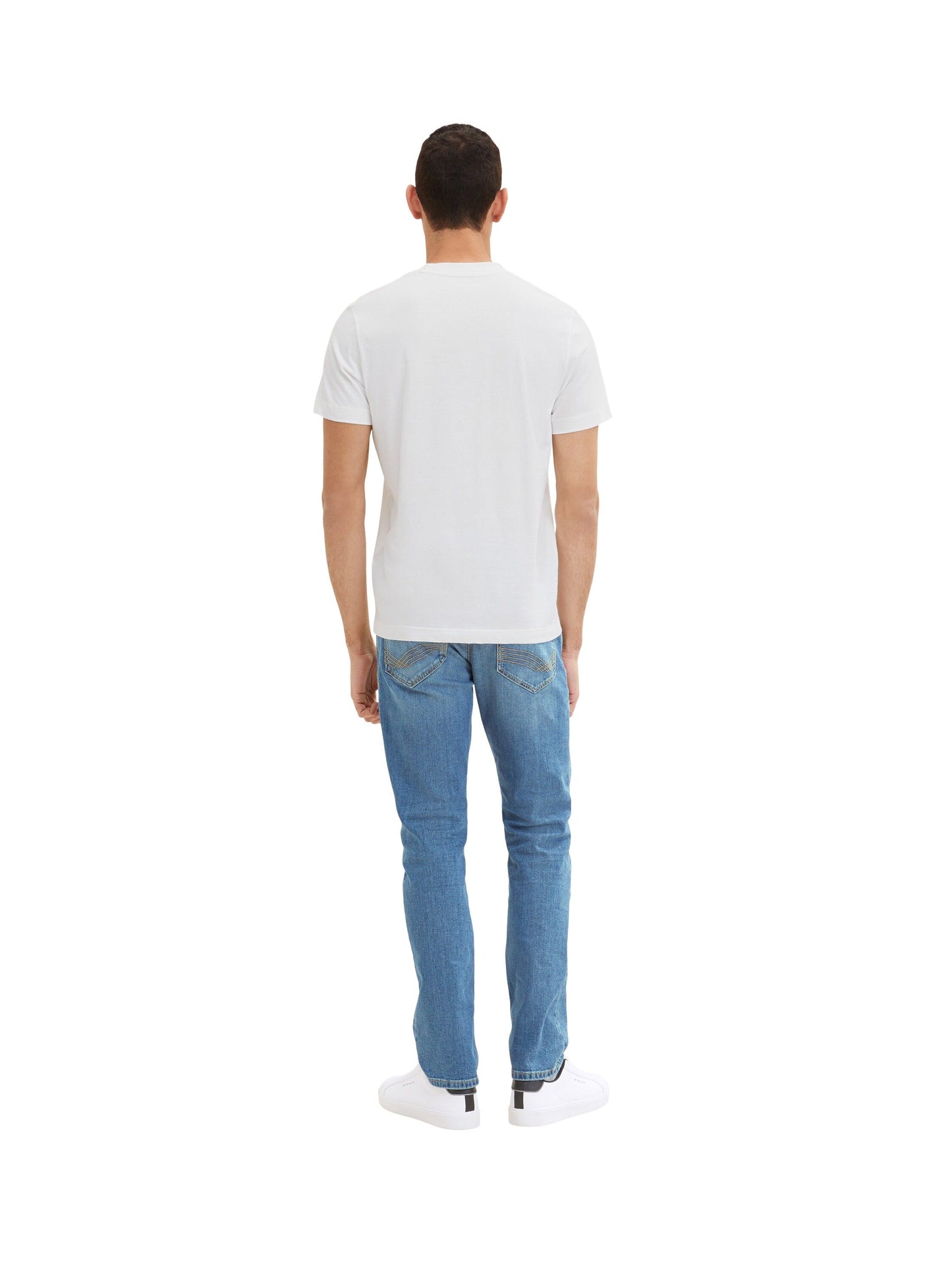 Tom Tailor Jerren T-Shirt mit Print weiß