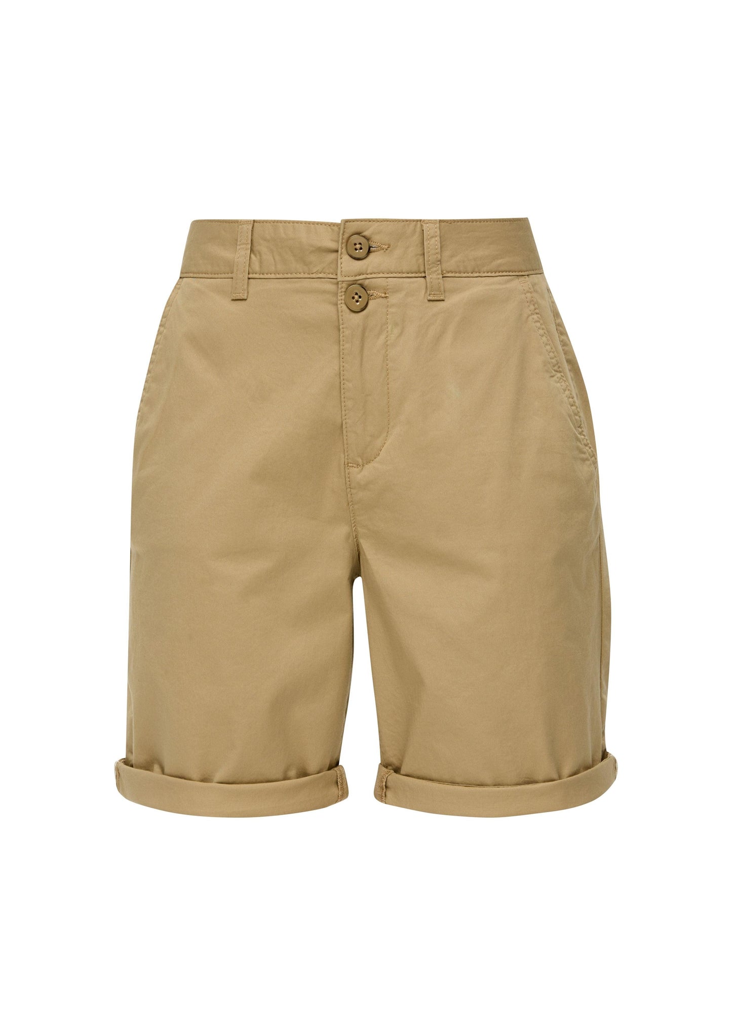 s. Oliver Damen regular Shorts beige