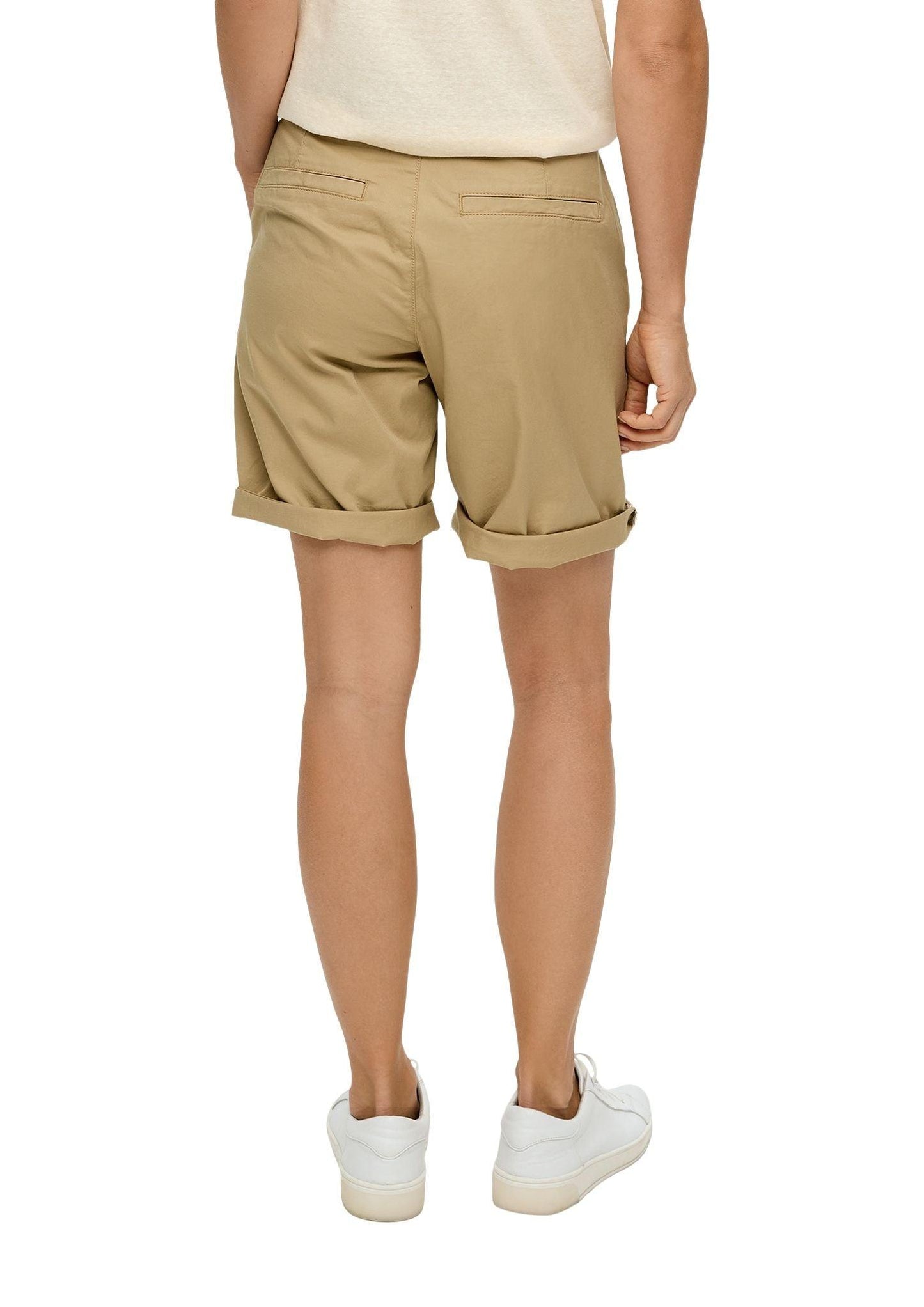 s. Oliver Damen regular Shorts beige