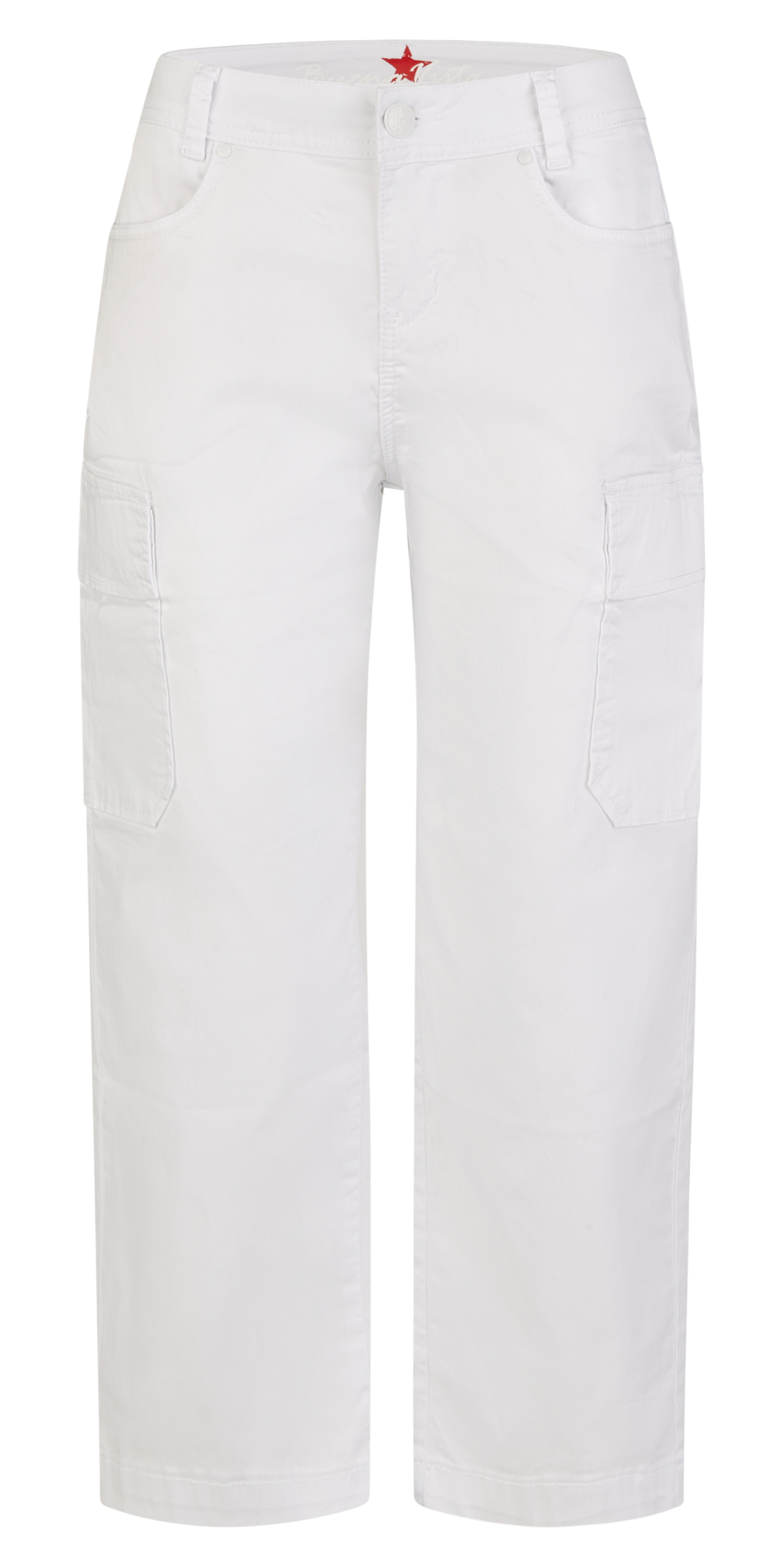 Buena Vista Stoffhose Loose Cargo stretch twill in weiß weiß