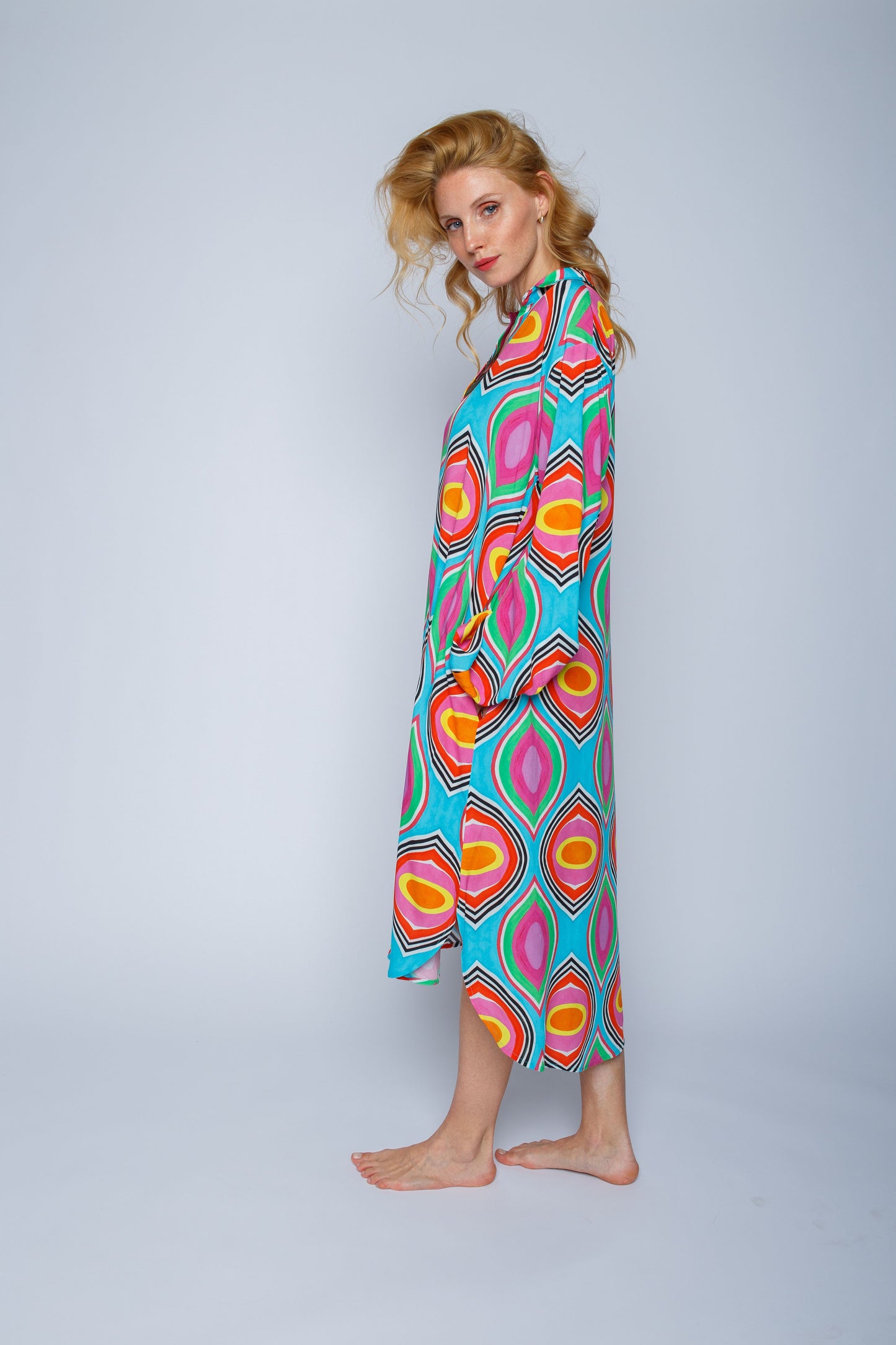 Emily Van den Bergh Damenkleid bunt