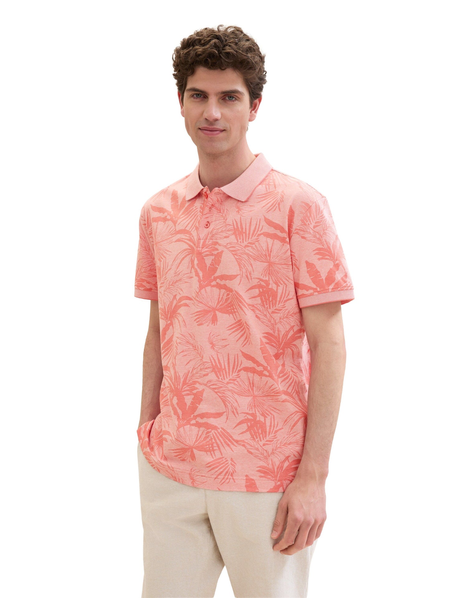 Tom Tailor Herren Poloshirt rot